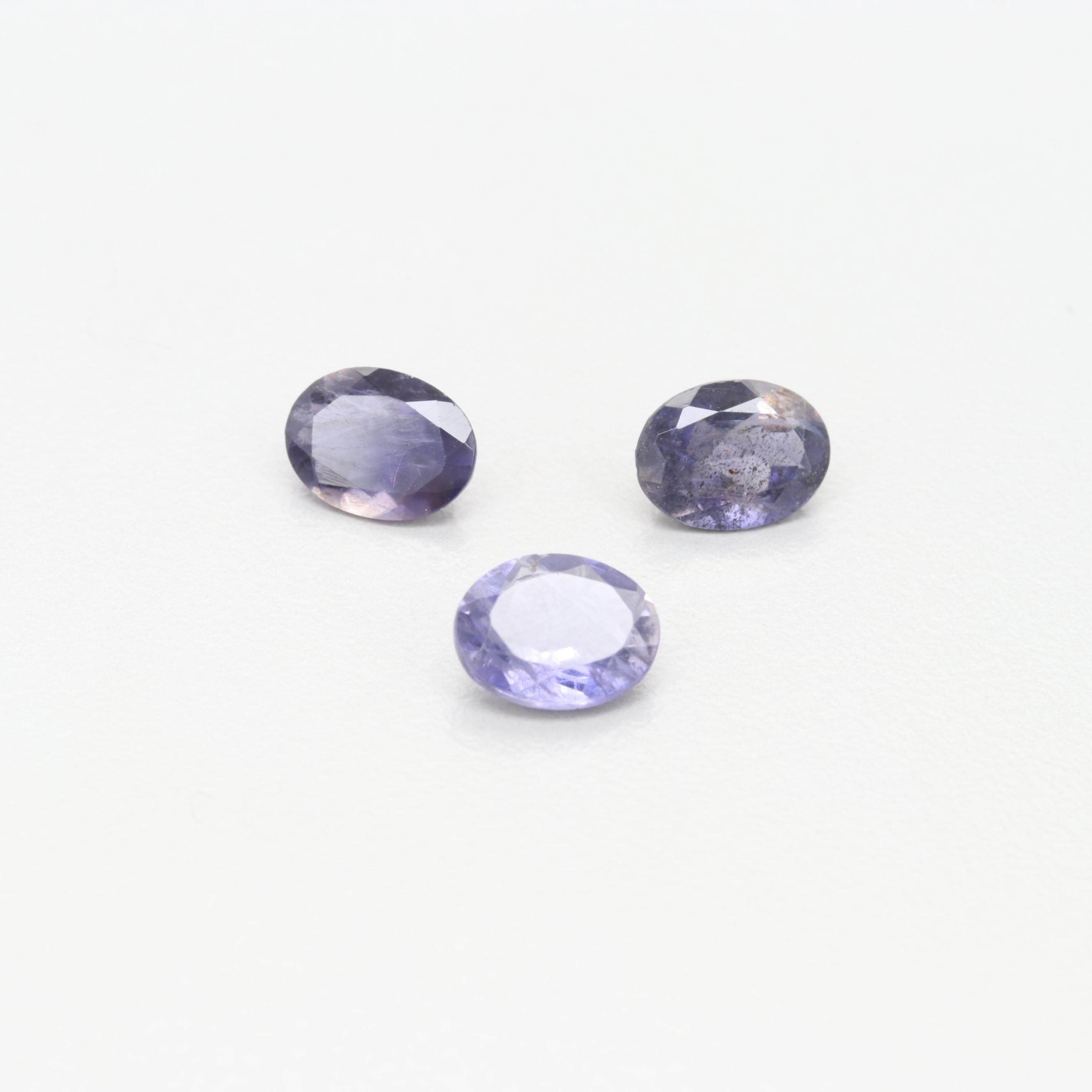 Loose 3.02 CTW Iolite Stones