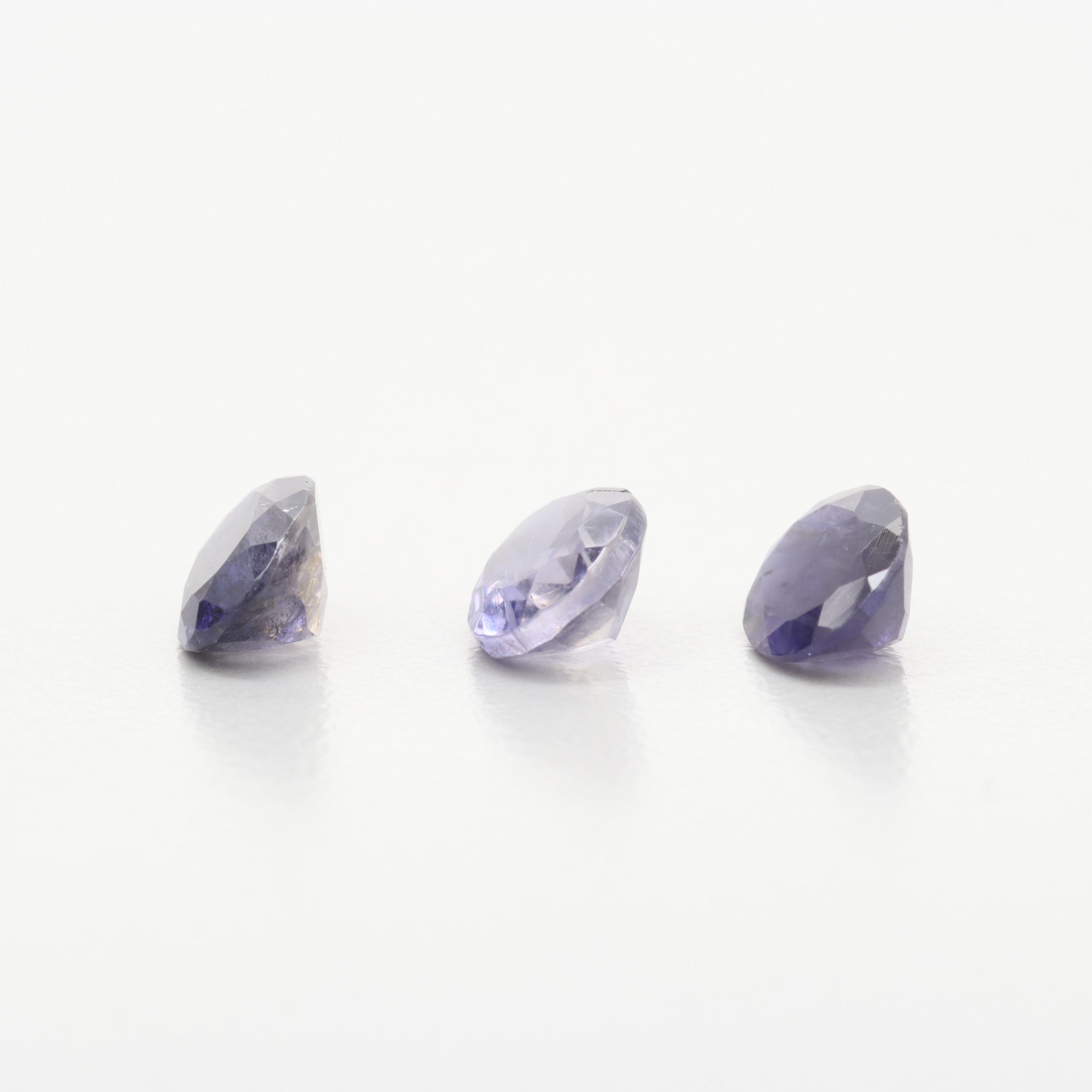 Loose 3.02 CTW Iolite Stones