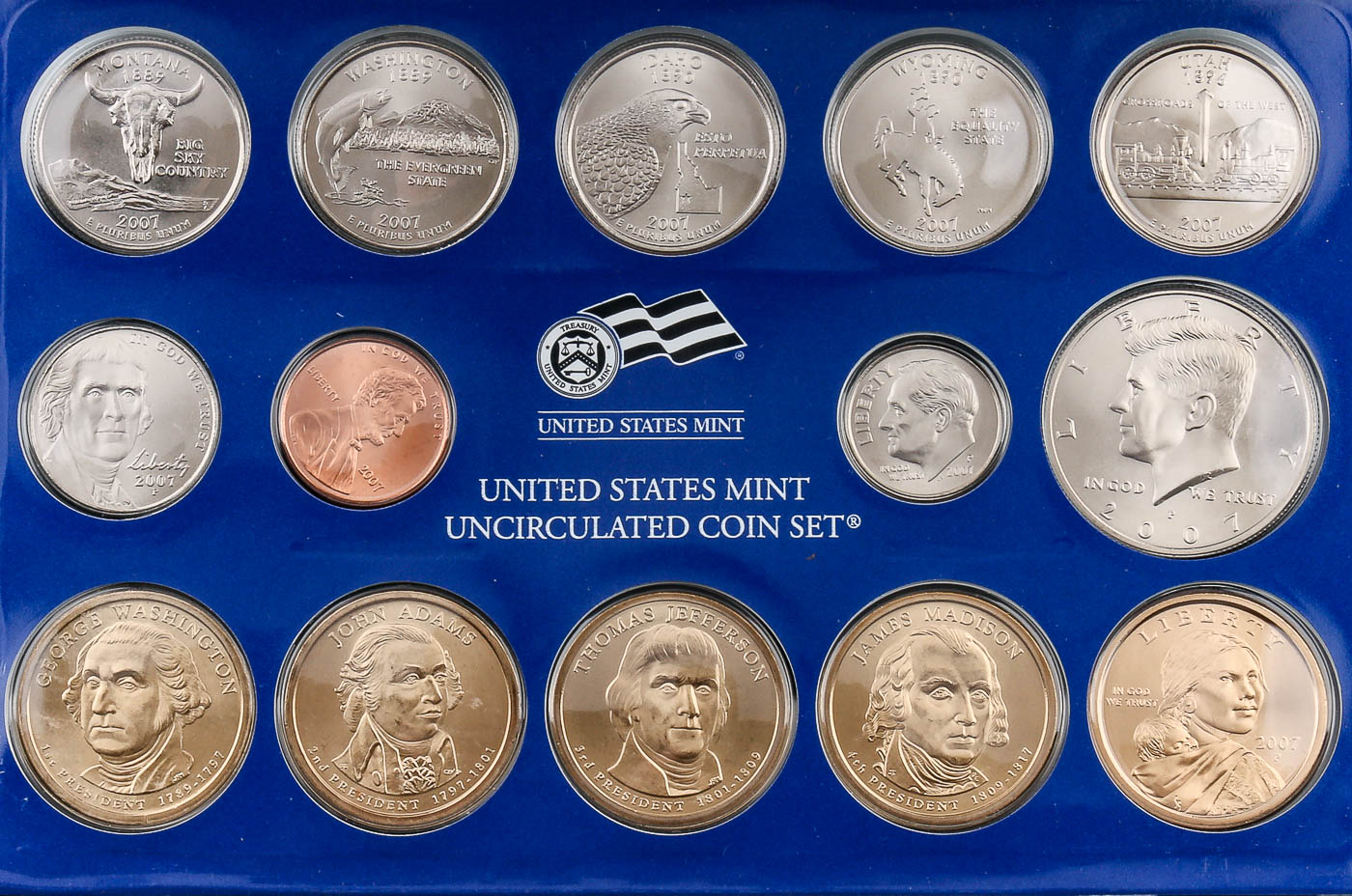 2007 United States Uncirculated Denver and Philadelphia Mint Set