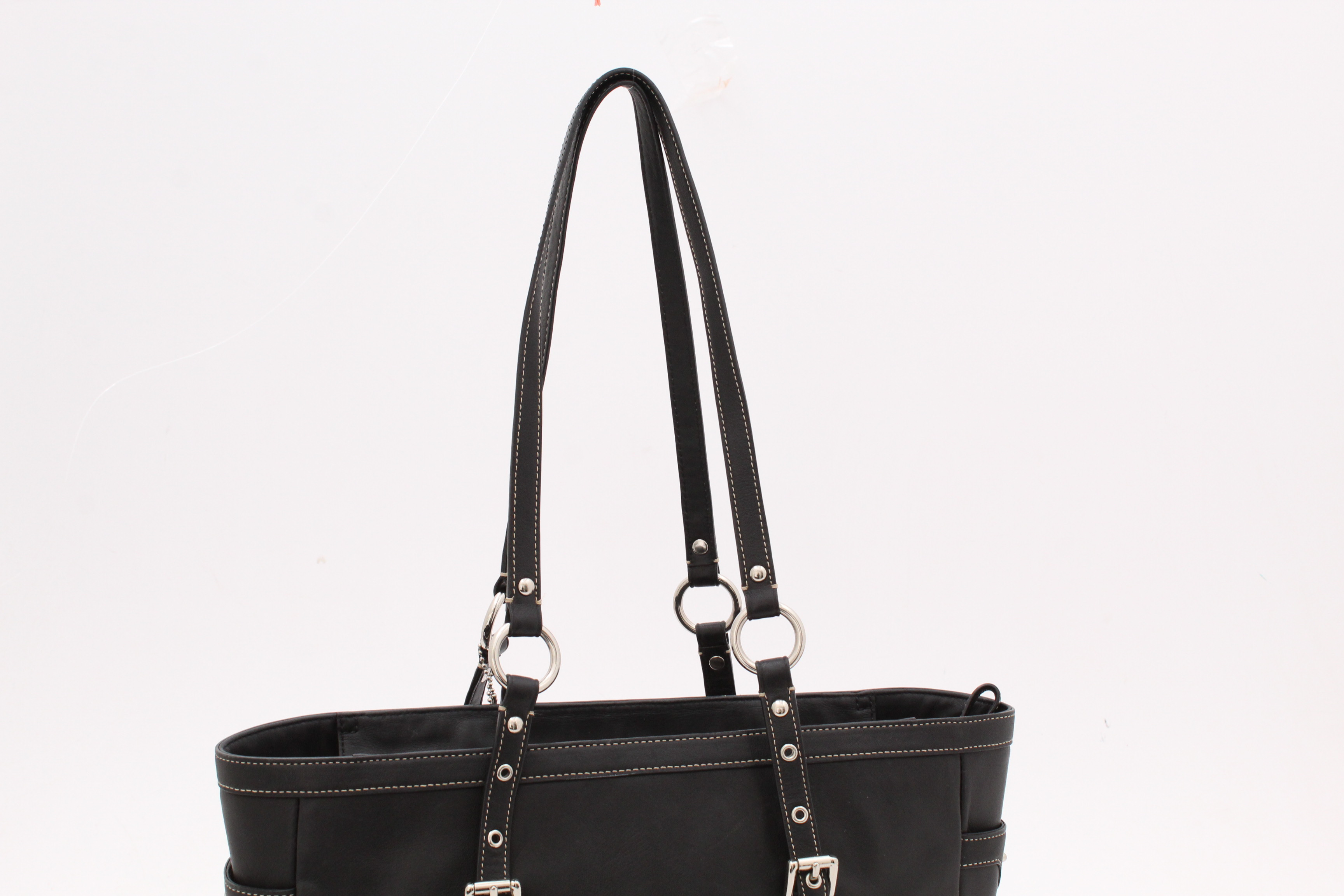 2008 Coach Gallery Black Leather Tote Bag