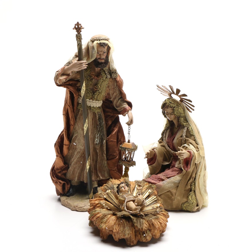 Department 56 "Neapolitan Holy Family" Nativity Figurines
