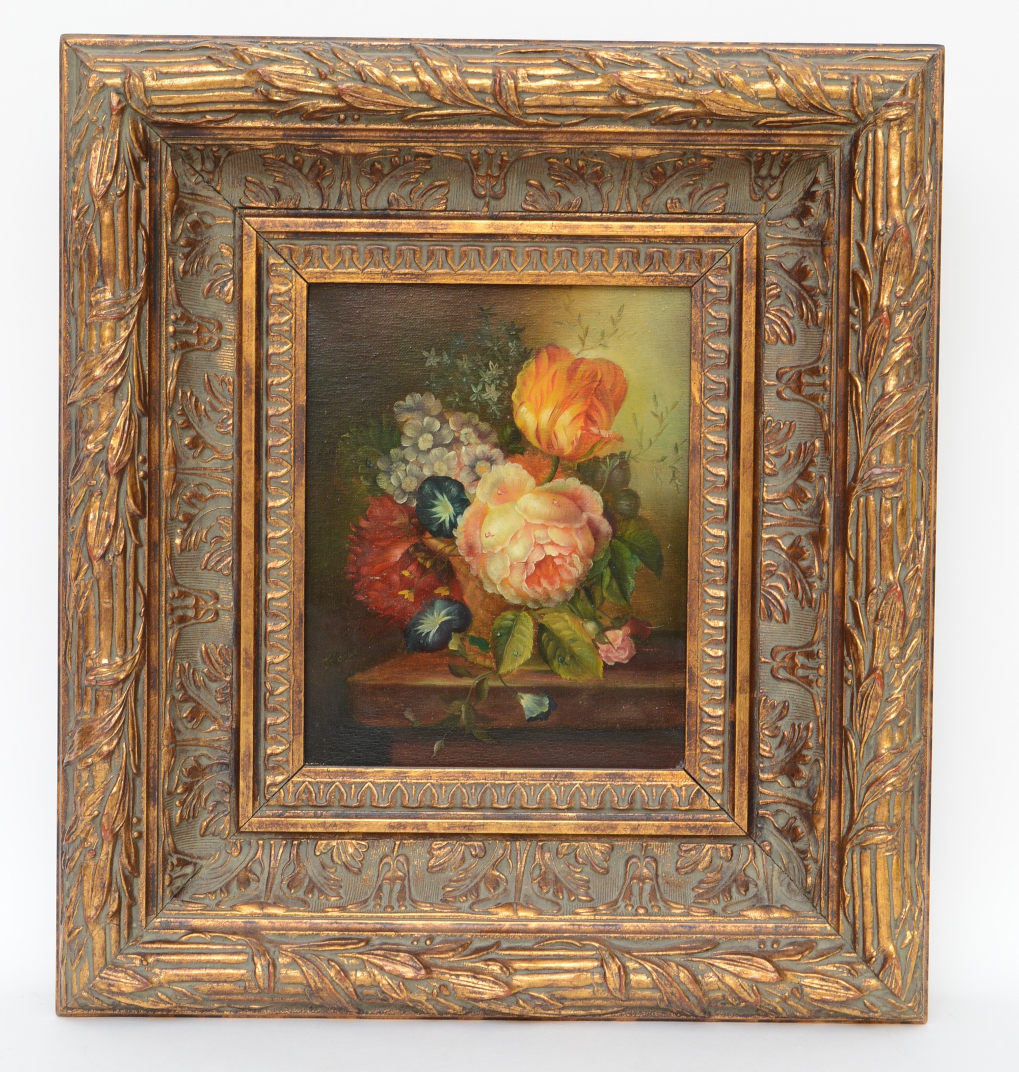 J. Darby Still Life Oil Painting