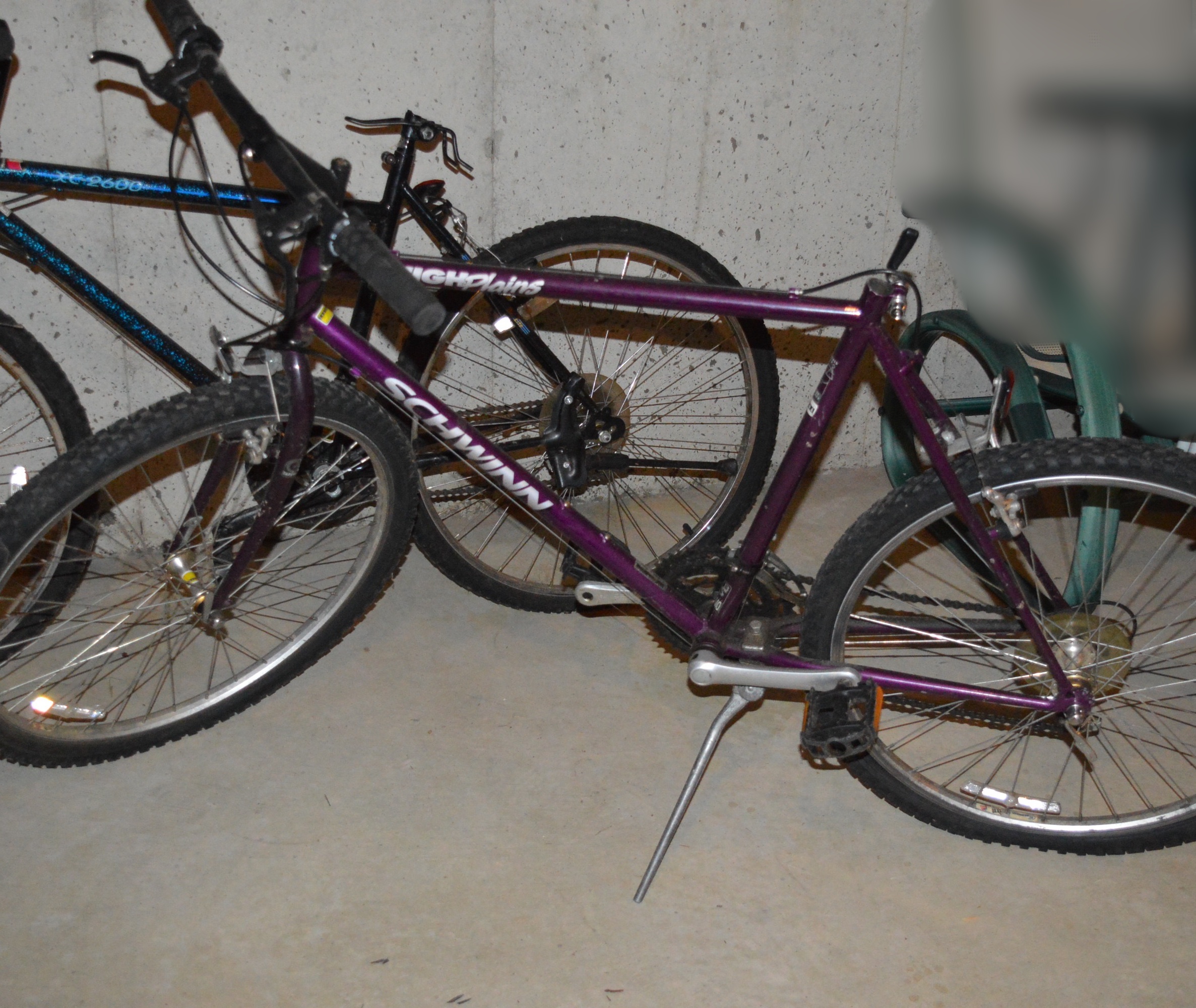 Mountain and Road Bicycles with Bike Rack Including Schwinn