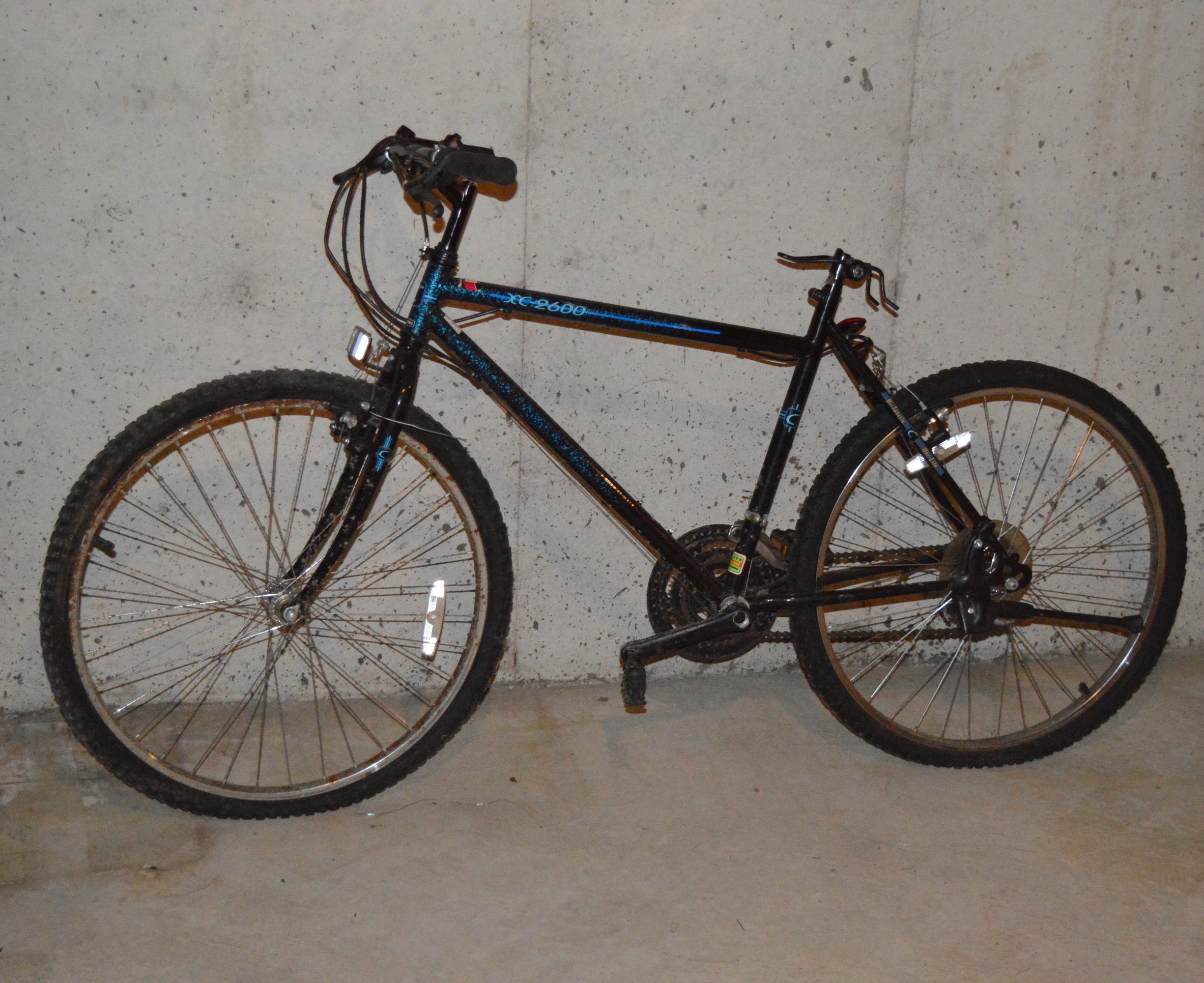 Mountain and Road Bicycles with Bike Rack Including Schwinn