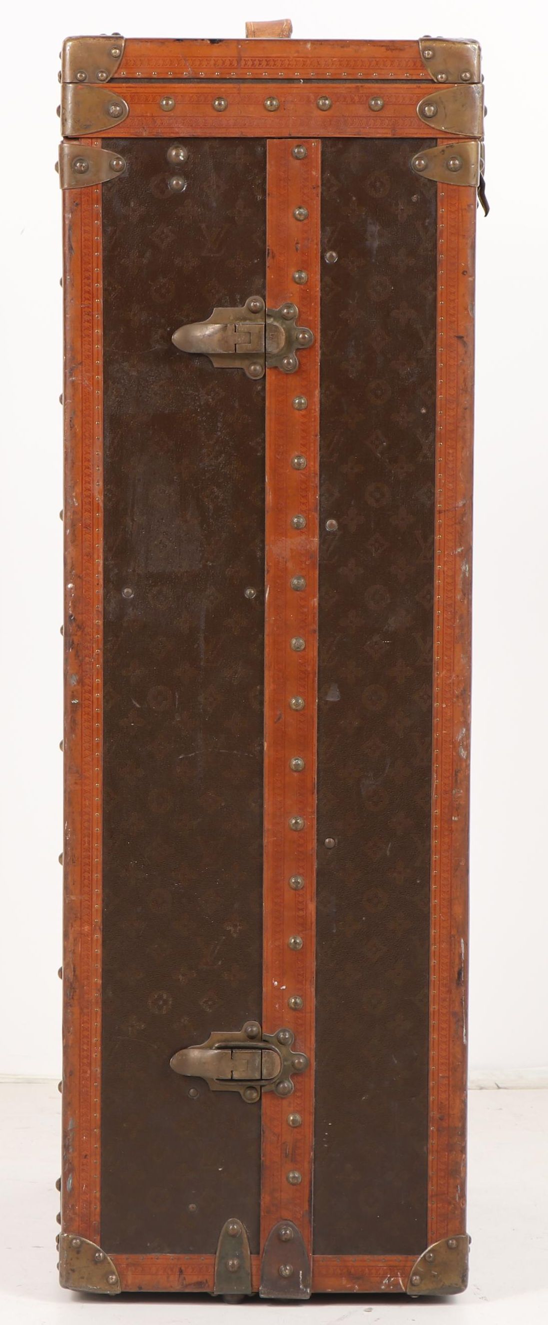Louis Vuitton of Paris Monogram Canvas Steamer Trunk, circa 1920