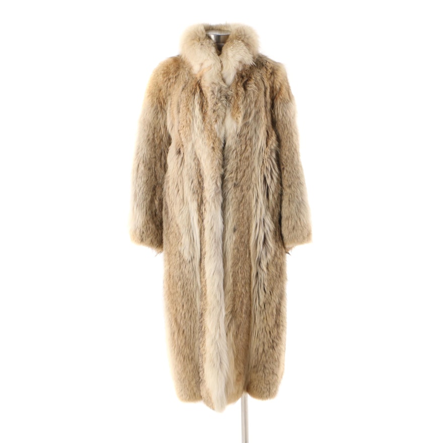 Women's 1970s Revillon for Saks Fifth Avenue Coyote Fur Coat