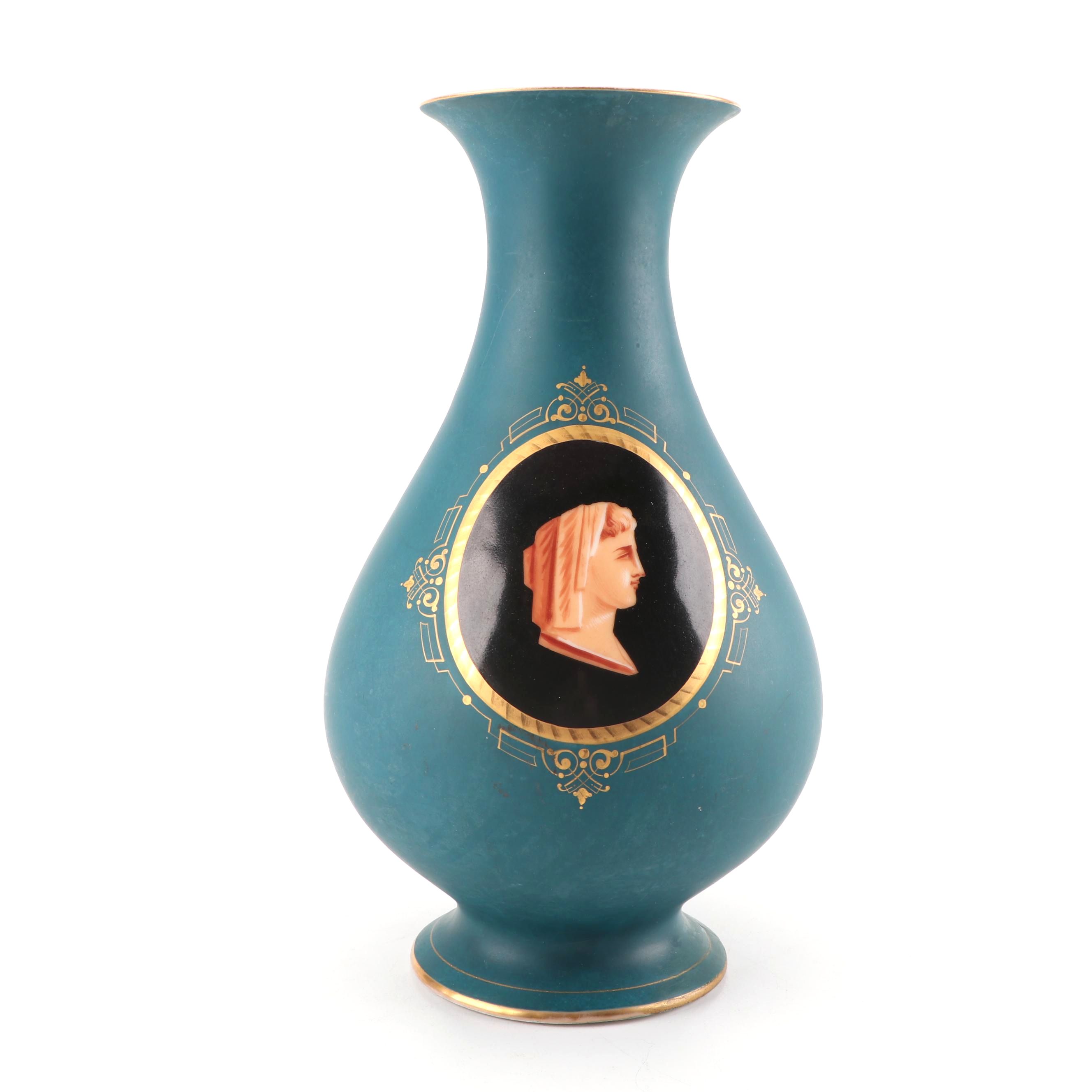 Late 19th Century French Porcelain Vase