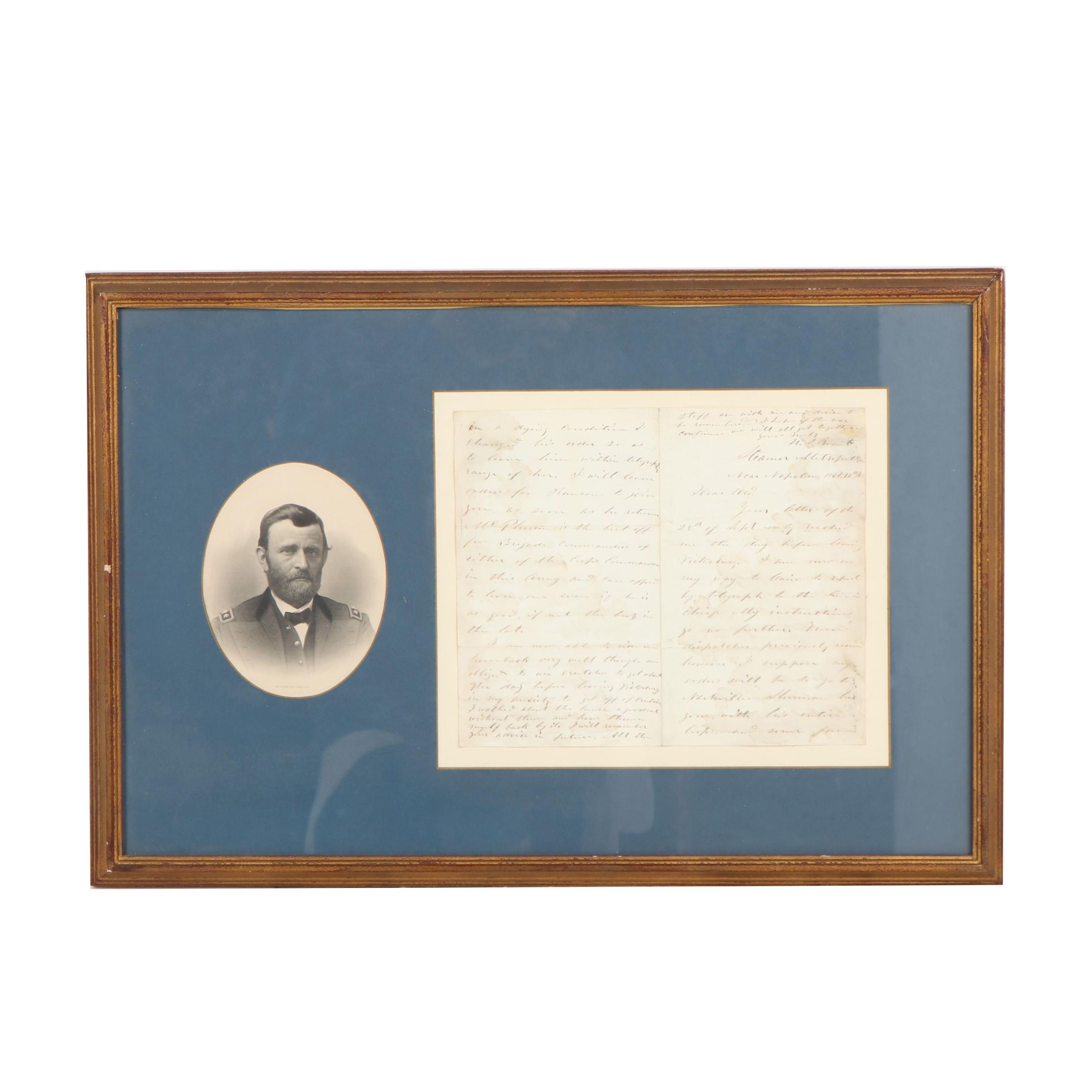 Ulysses S. Grant War-Date Autograph Letter Signed to Major General Ord