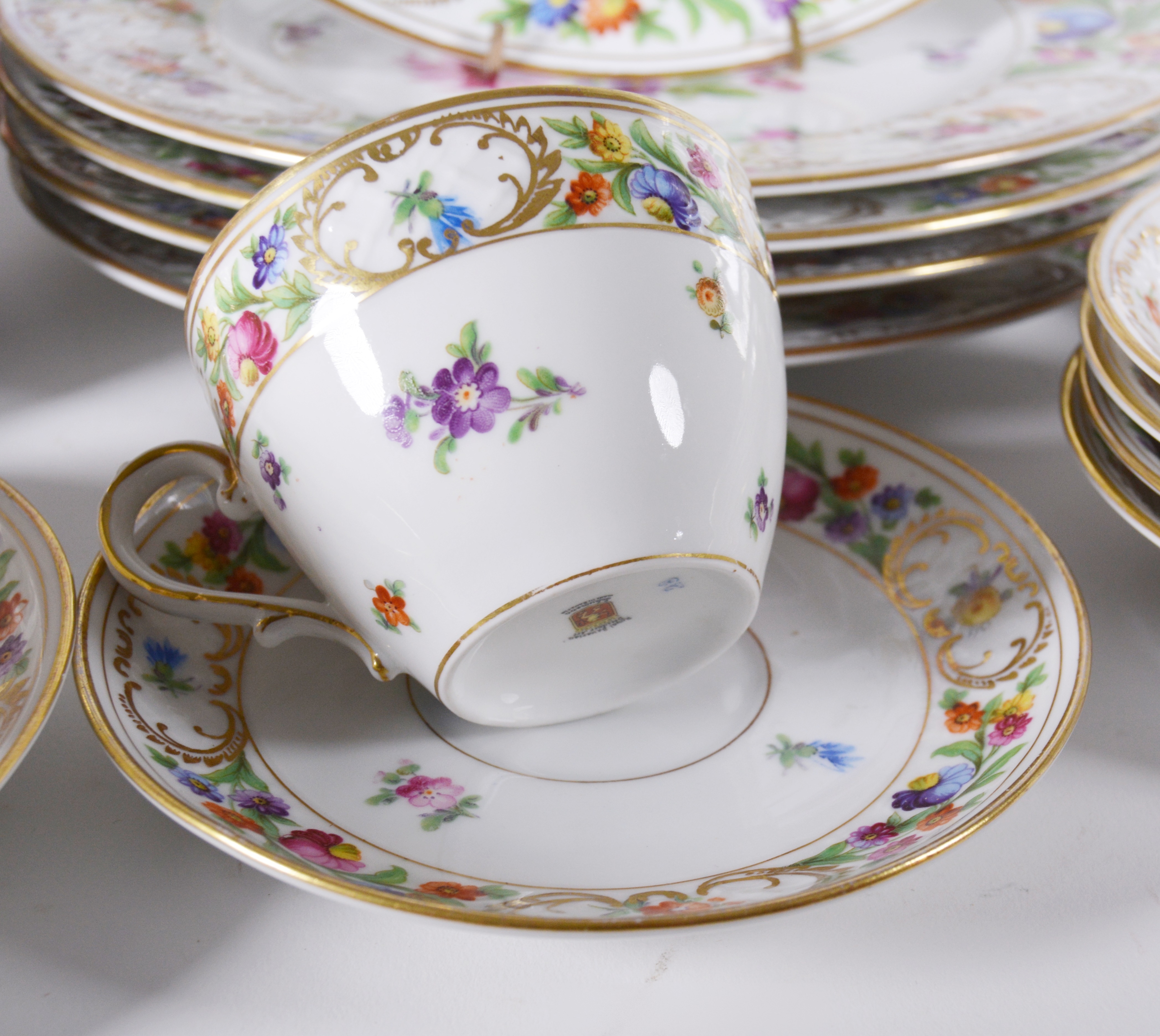 Schumann-Bavaria "Empress Dresden Flowers" China Dinnerware Set