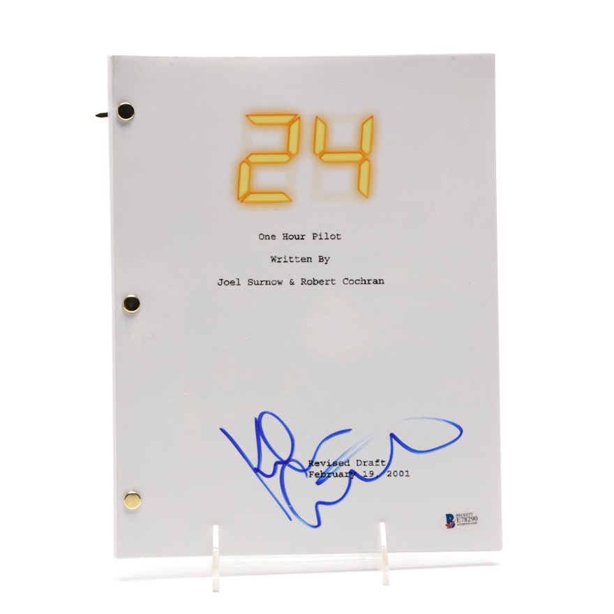 Kiefer Sutherland Autographed "24" Script