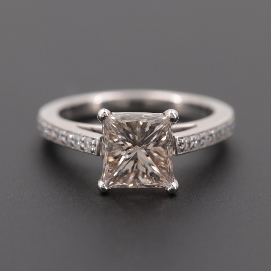 Platinum 2.24 CTW Diamond Ring