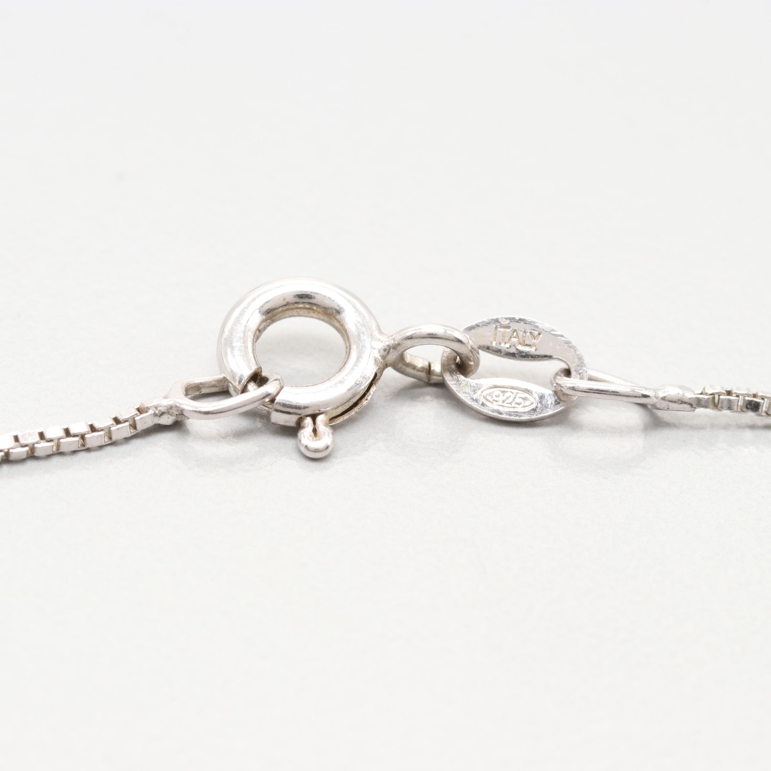 Sterling Silver Rhodolite Garnet Necklace and Earrings Set