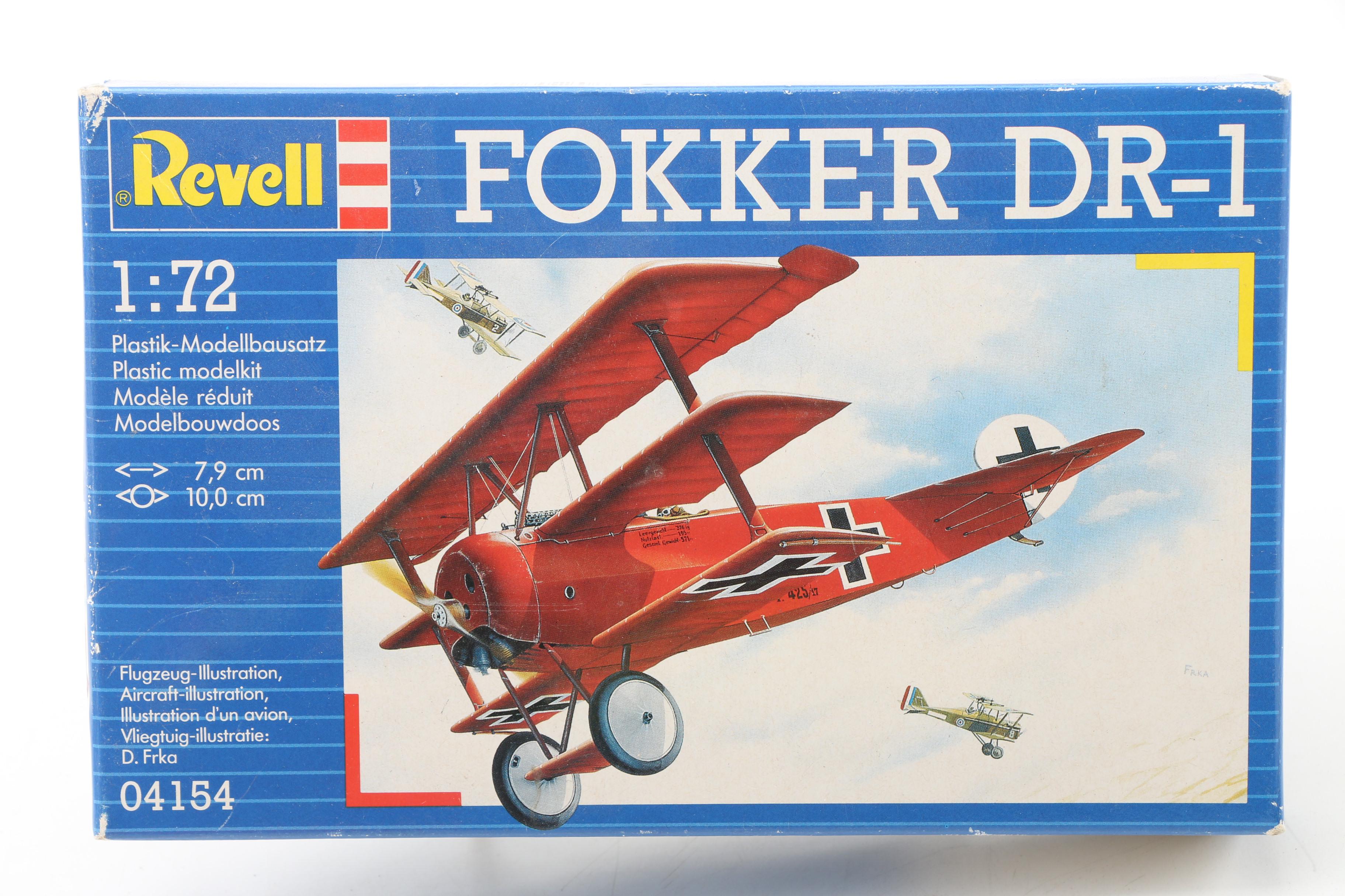Fokker DR-1, Laird 400 Racer, and Other Airplane Scale Models
