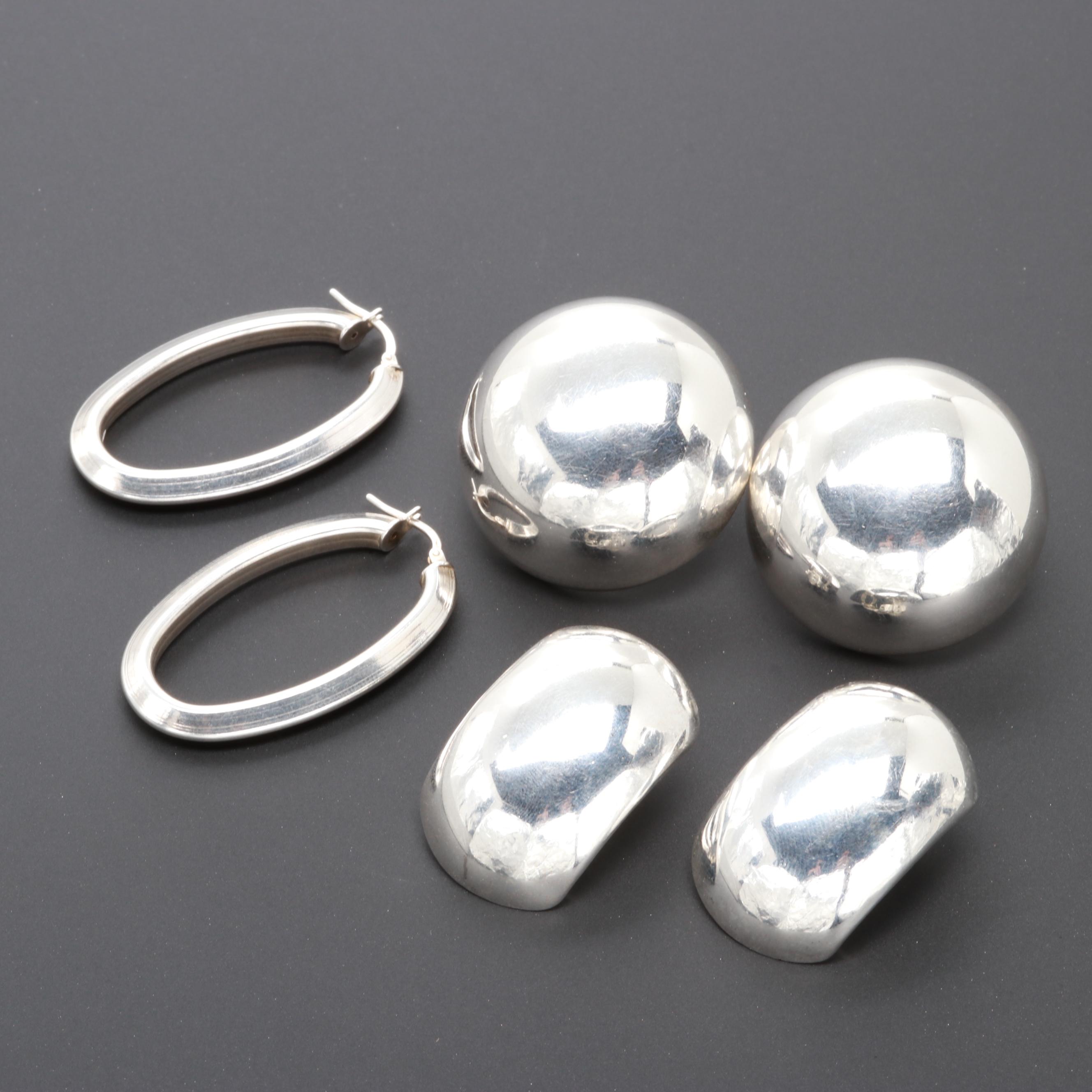 Assorted Sterling Silver Earrings