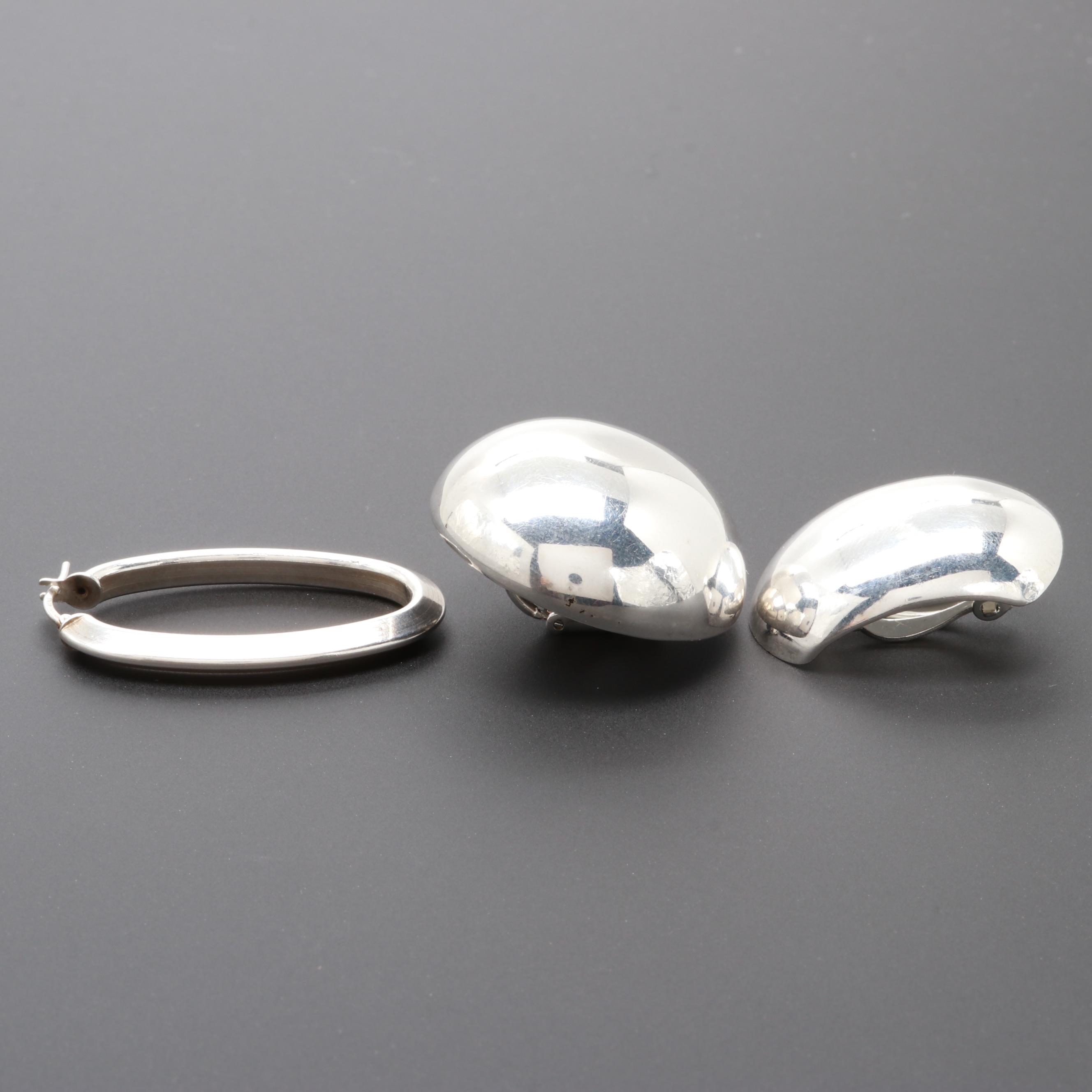 Assorted Sterling Silver Earrings