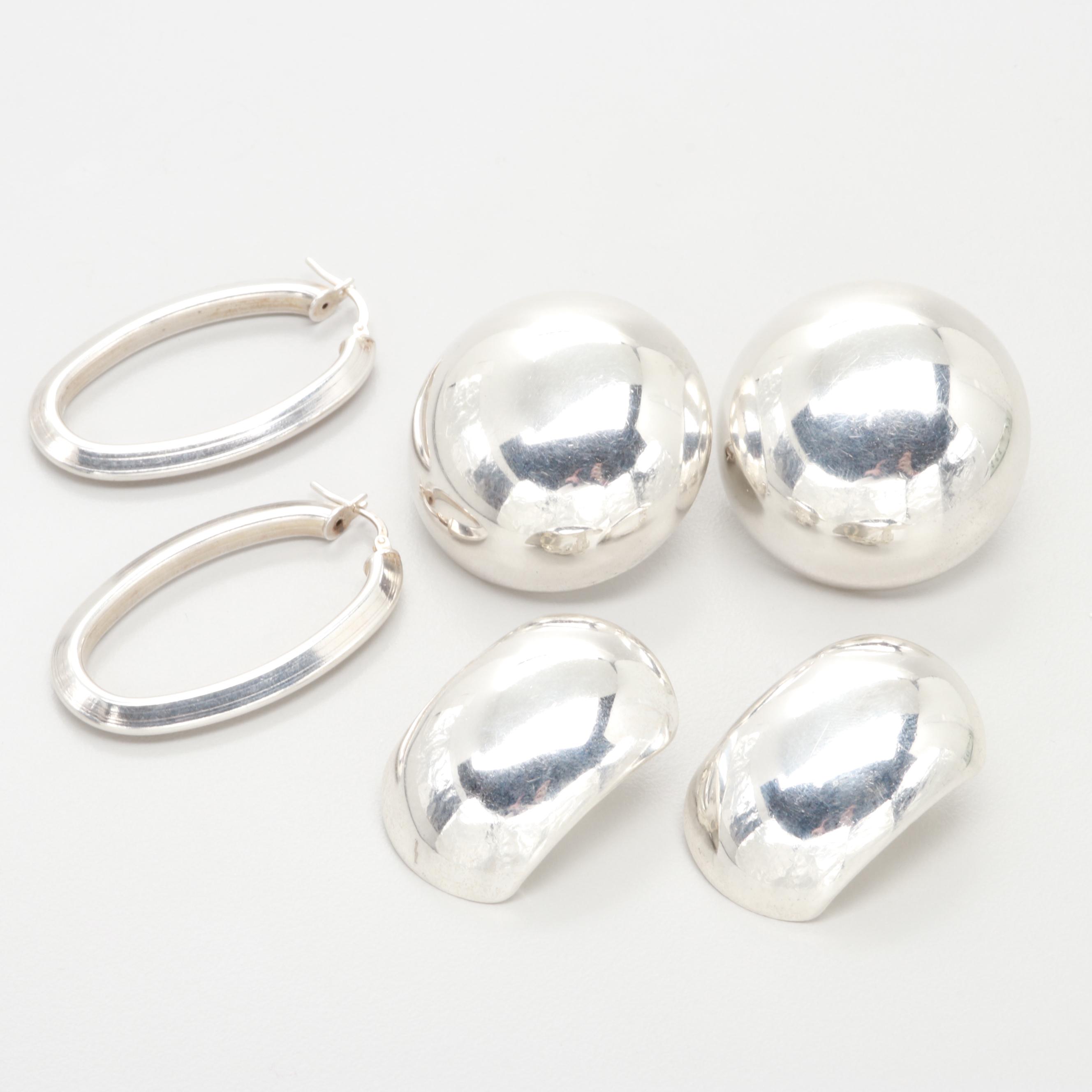 Assorted Sterling Silver Earrings