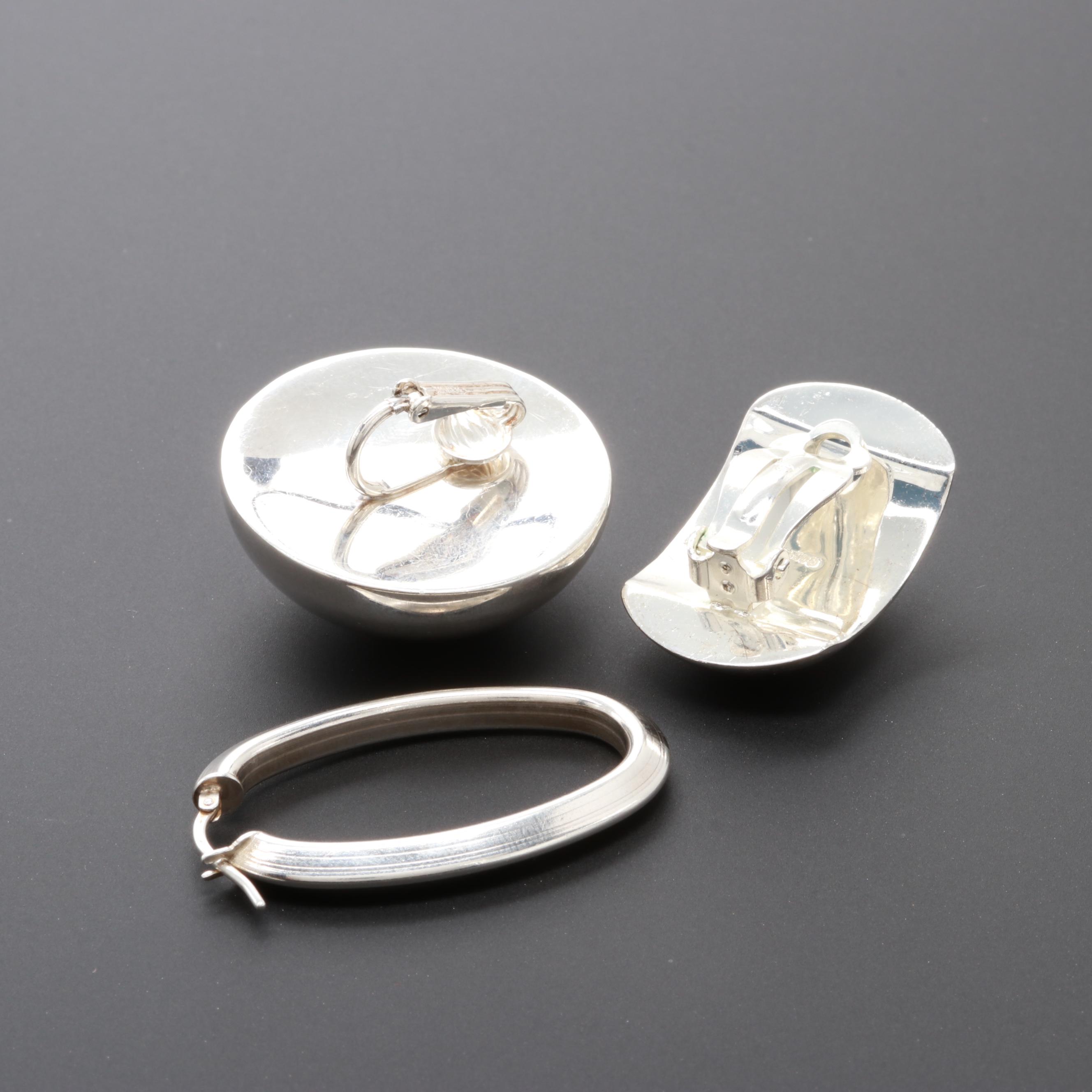 Assorted Sterling Silver Earrings