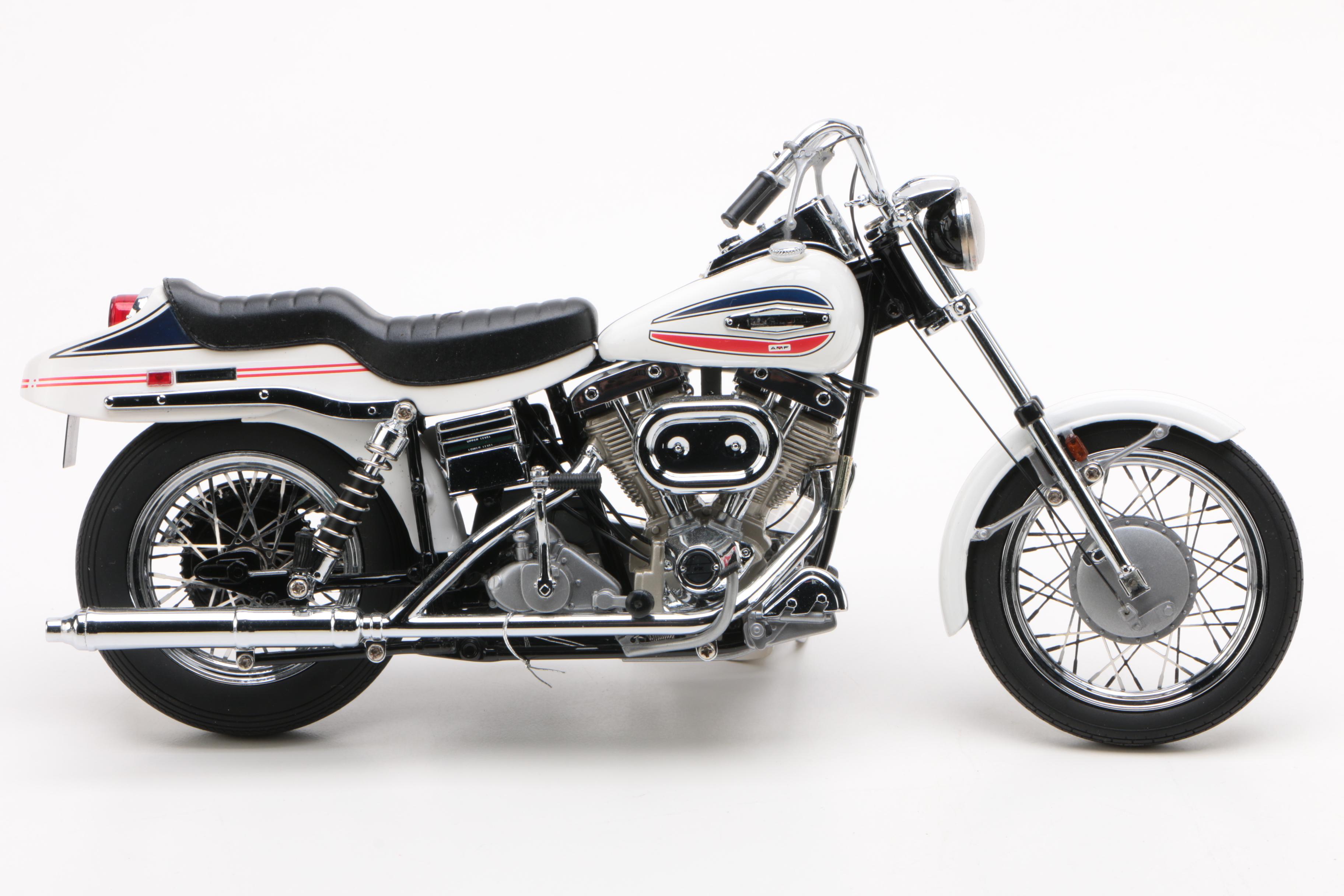 Harley Davidson Scale Model Motorcycles by the Franklin Mint