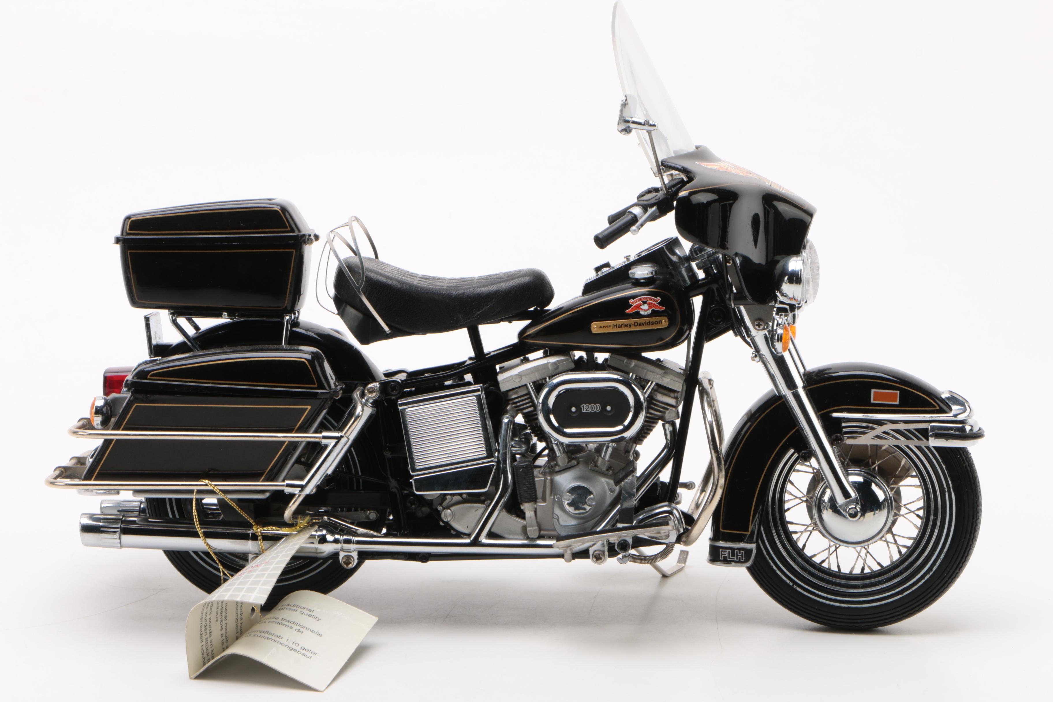 Harley Davidson Scale Model Motorcycles by the Franklin Mint