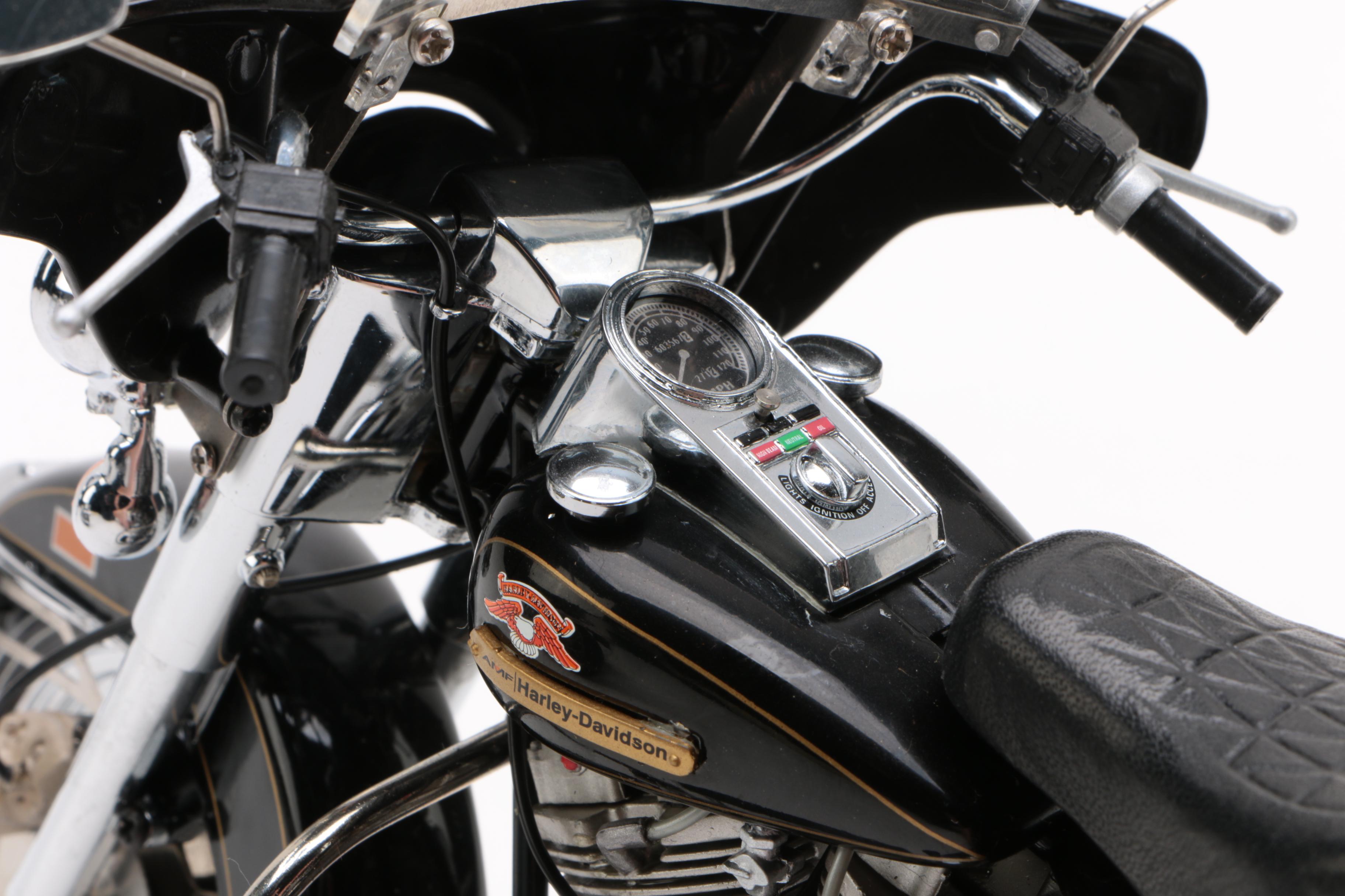 Harley Davidson Scale Model Motorcycles by the Franklin Mint