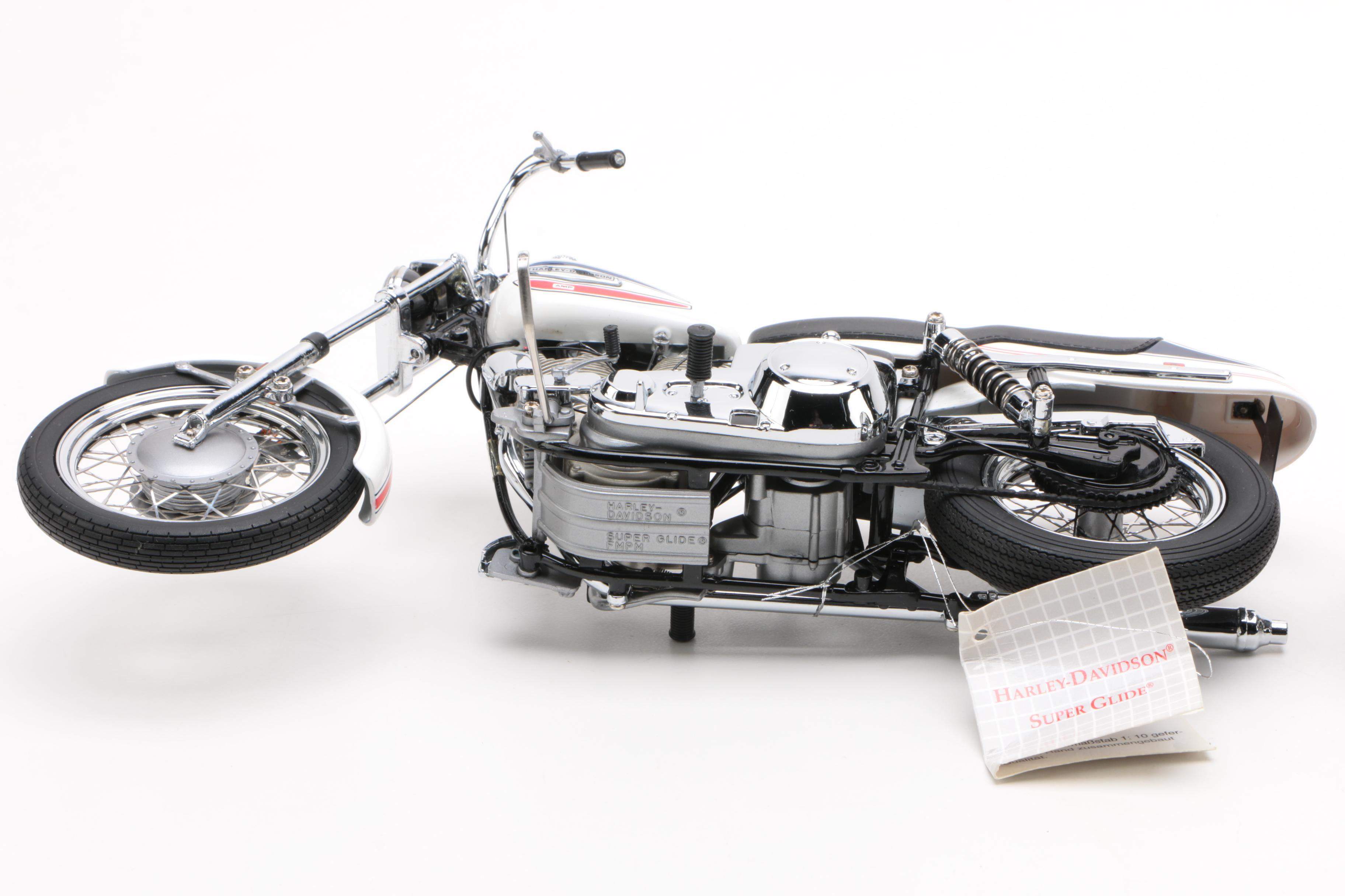 Harley Davidson Scale Model Motorcycles by the Franklin Mint