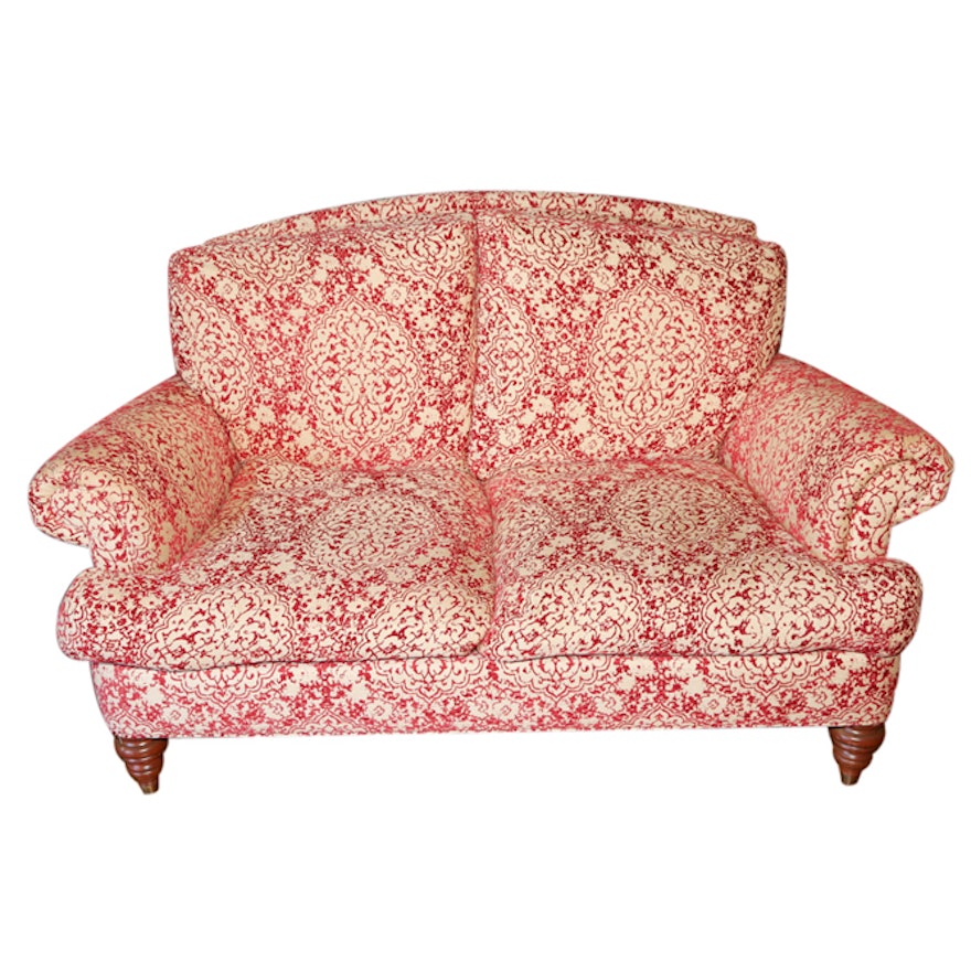 Federal Style Upholstered Loveseat, Late 20th Century