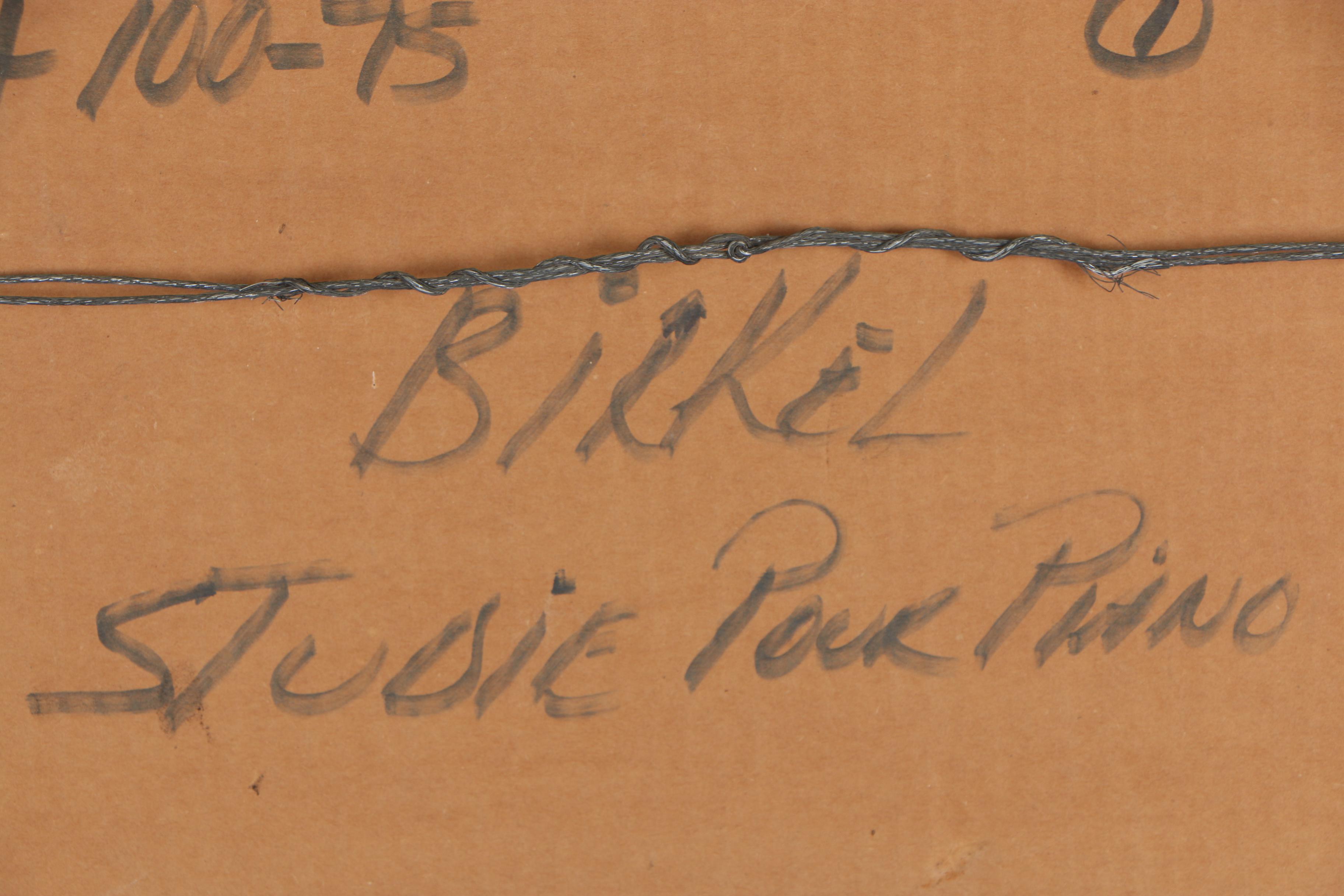 Armin Birkel Offset Lithograph "Studie fur Piano"