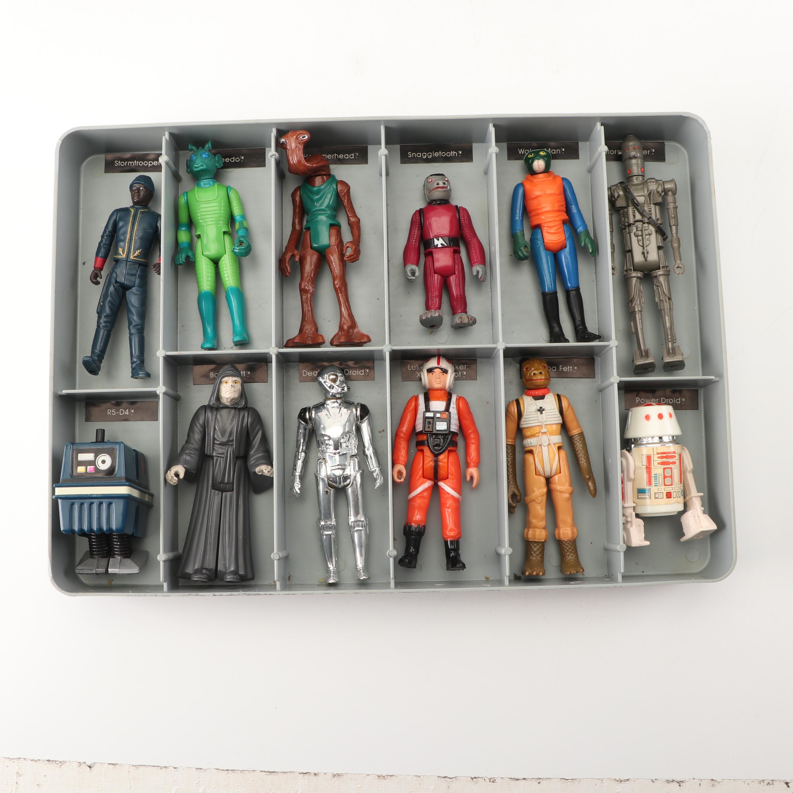 Kenner "Star Wars" Action Figures with Case, 1970s-1980s