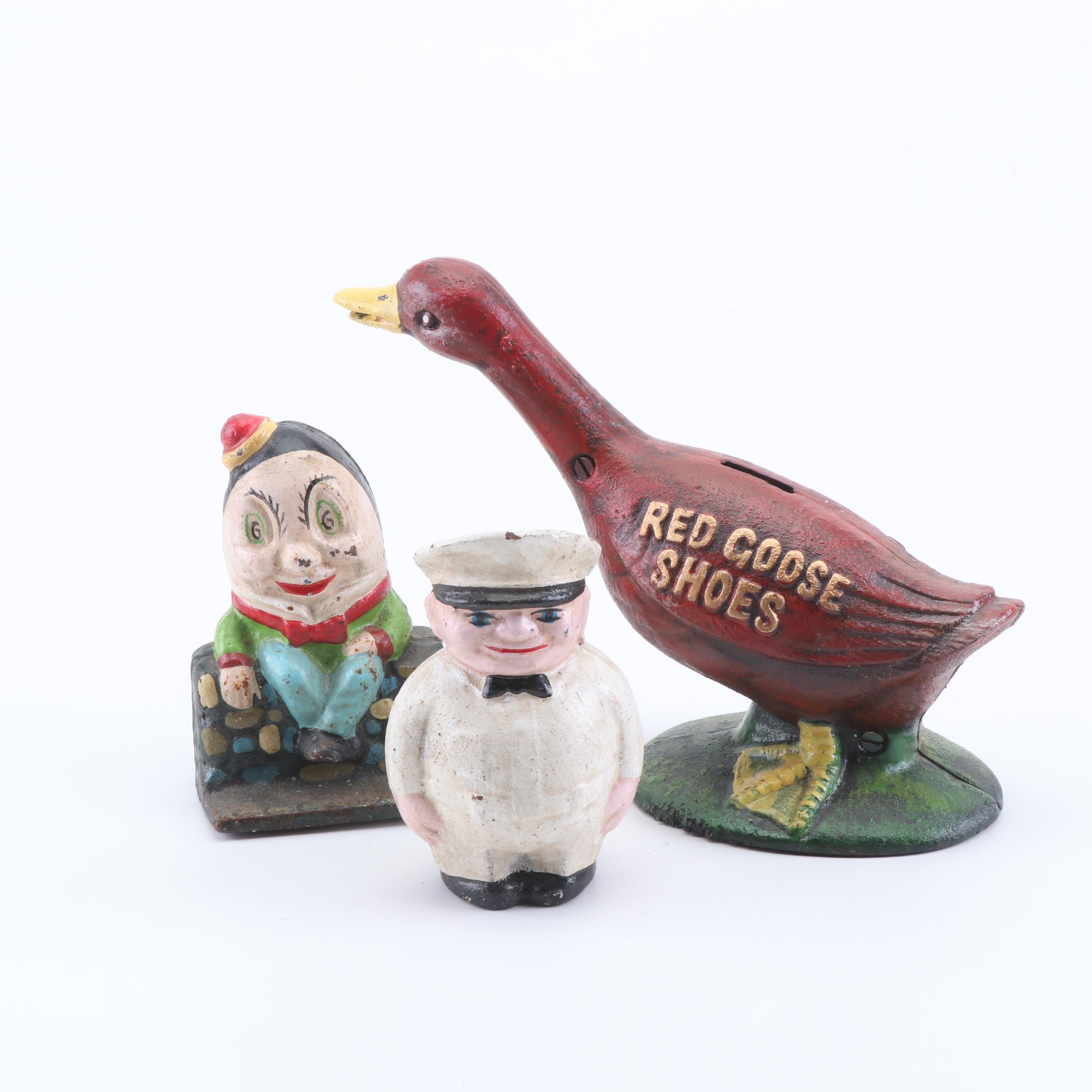 Reproduction Cast Iron Coin Banks