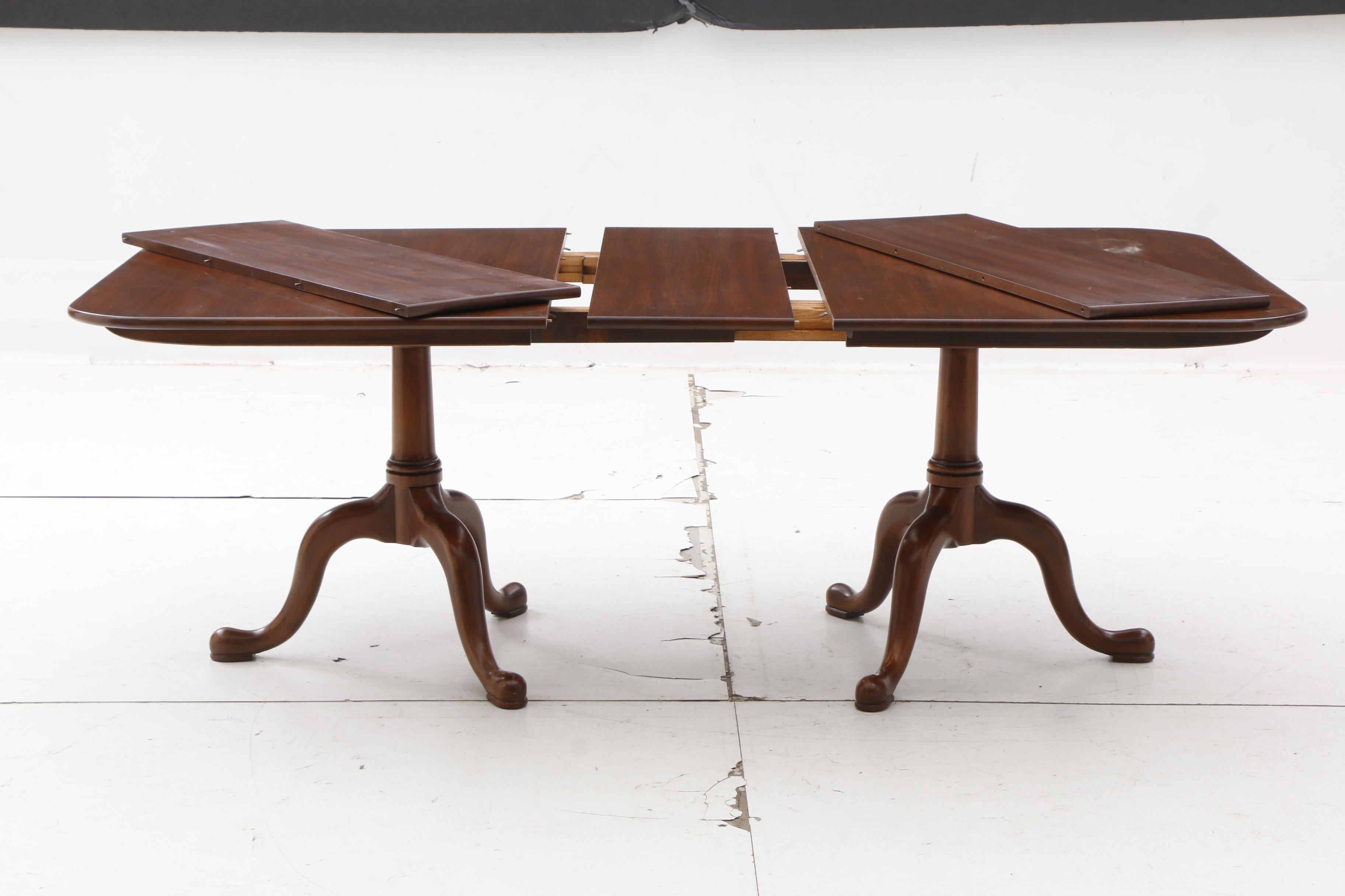 Henkel-Harris Manufactured Queen Anne Style Dining Set With Six Chairs