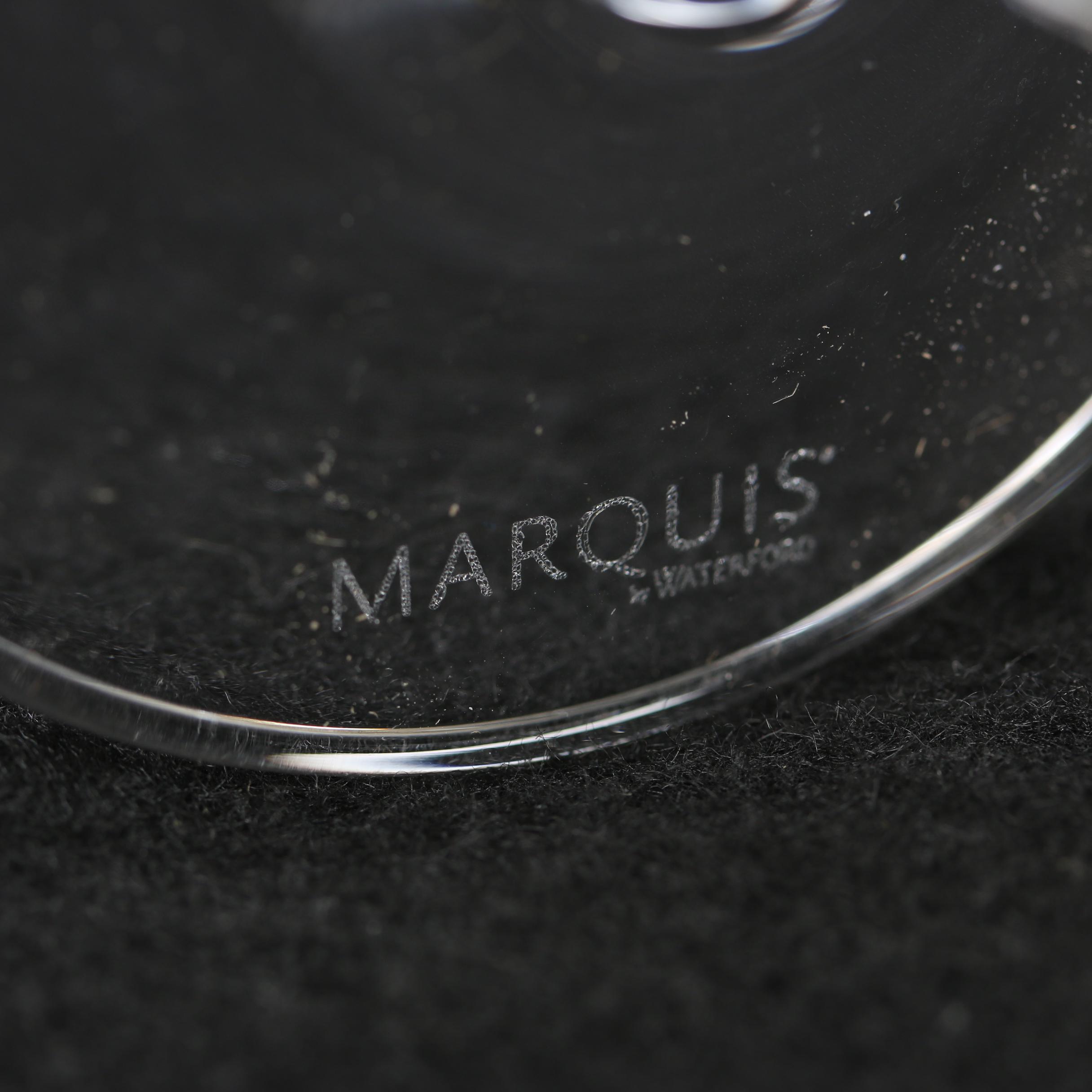 Marquis by Waterford Martini Glasses with "Brookside" Iced Beverage Set