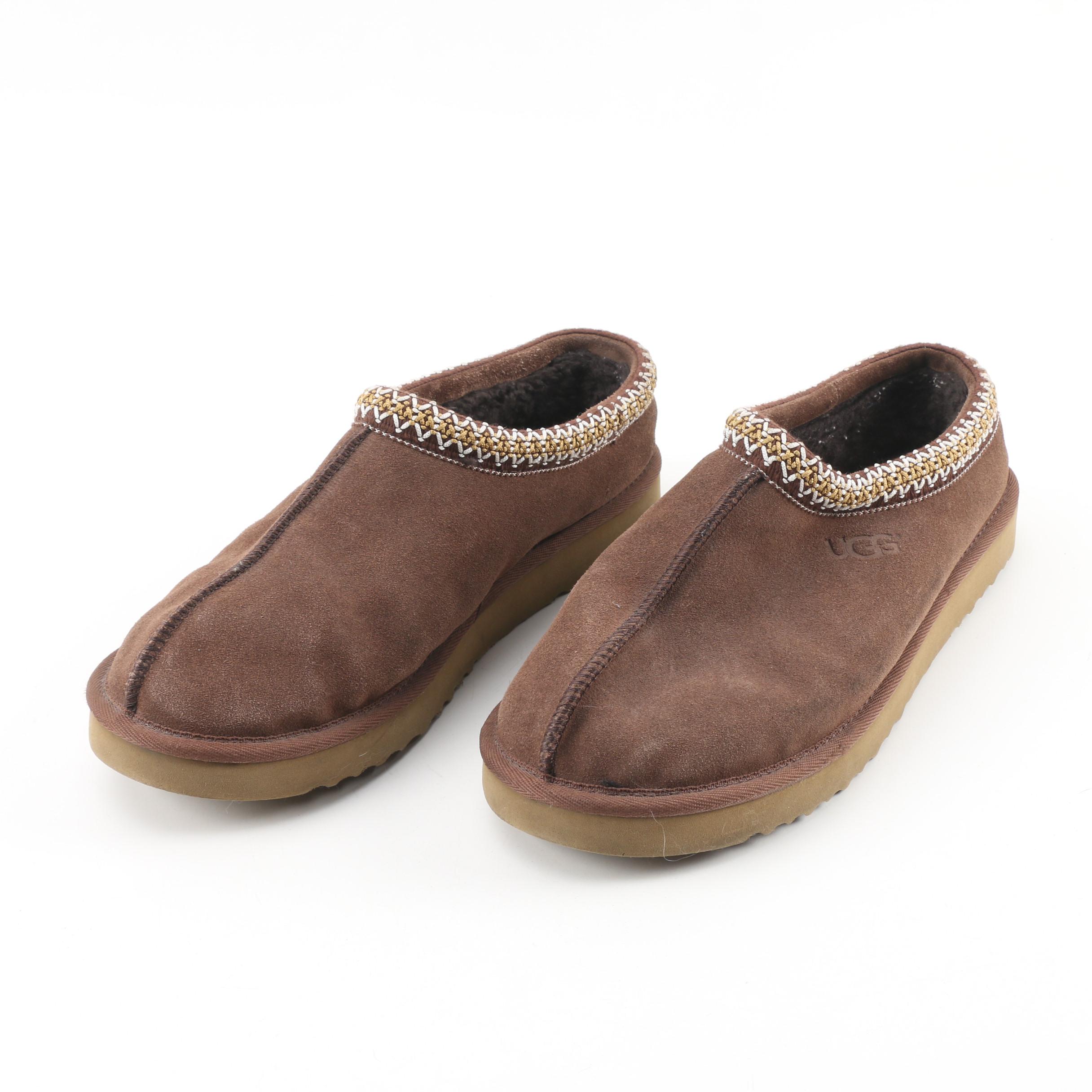 Men's UGG Australia Tasman Brown Suede Slippers