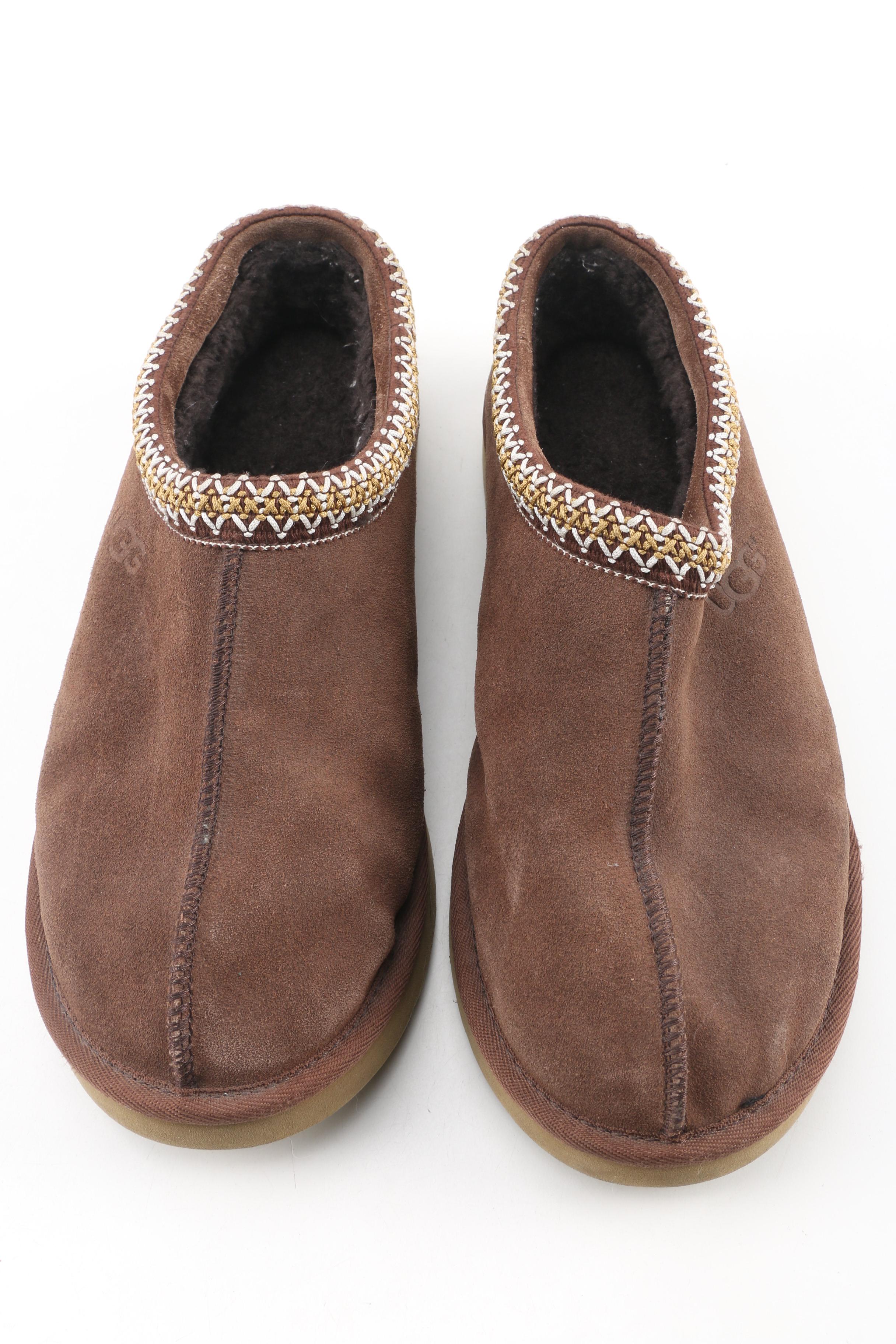 Men's UGG Australia Tasman Brown Suede Slippers