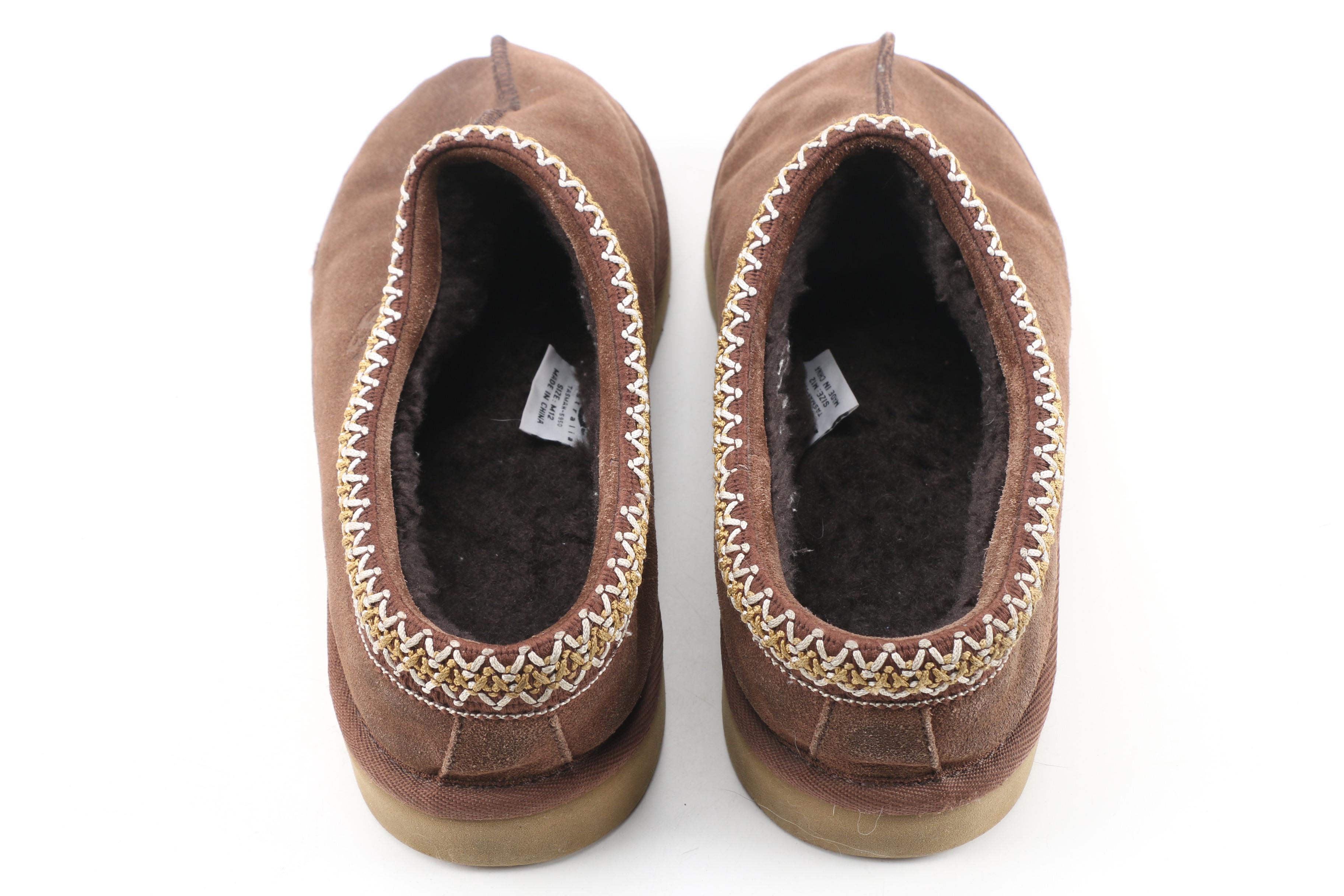 Men's UGG Australia Tasman Brown Suede Slippers