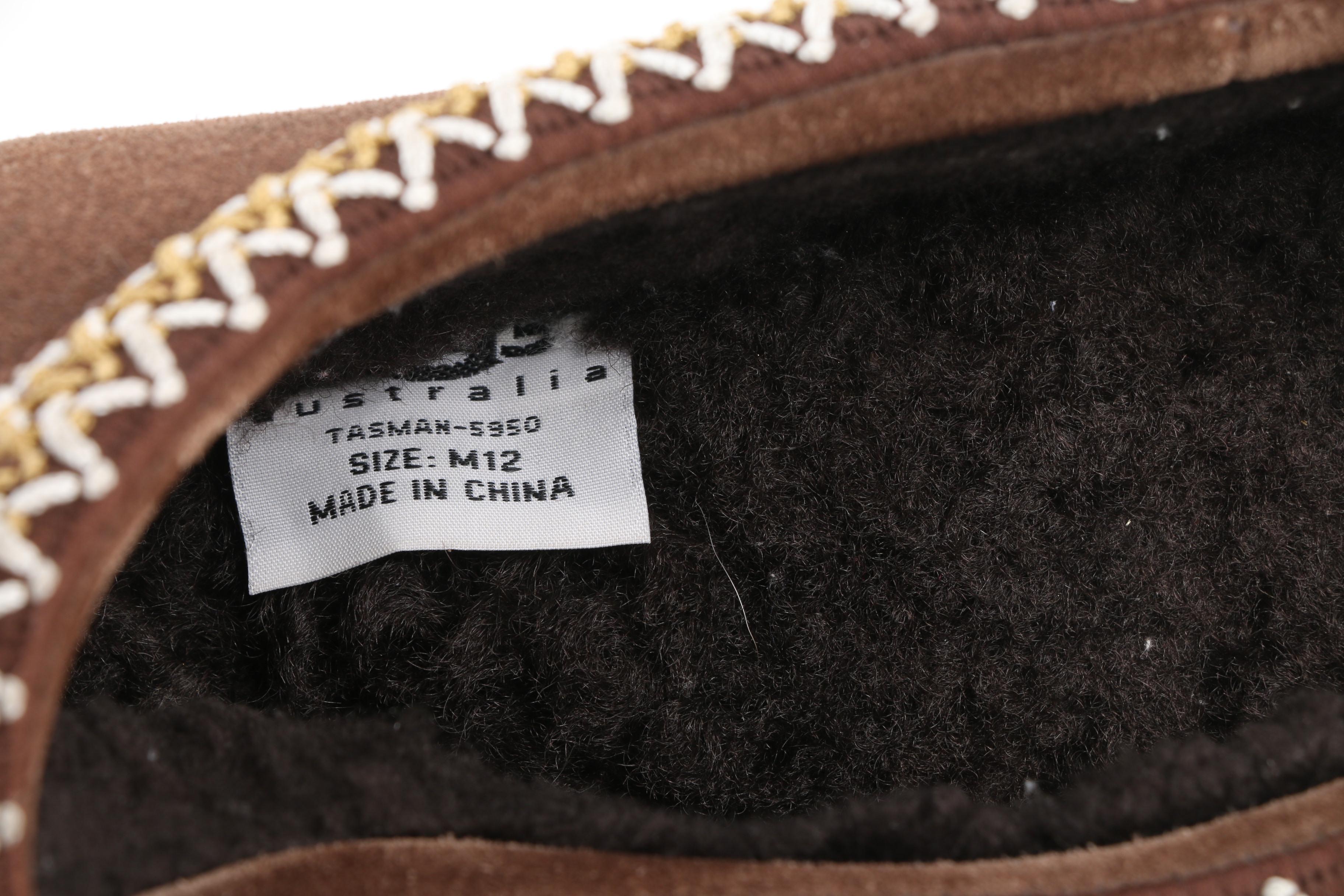 Men's UGG Australia Tasman Brown Suede Slippers