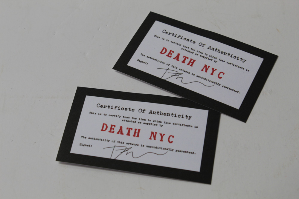 Death NYC Limited Edition Prints