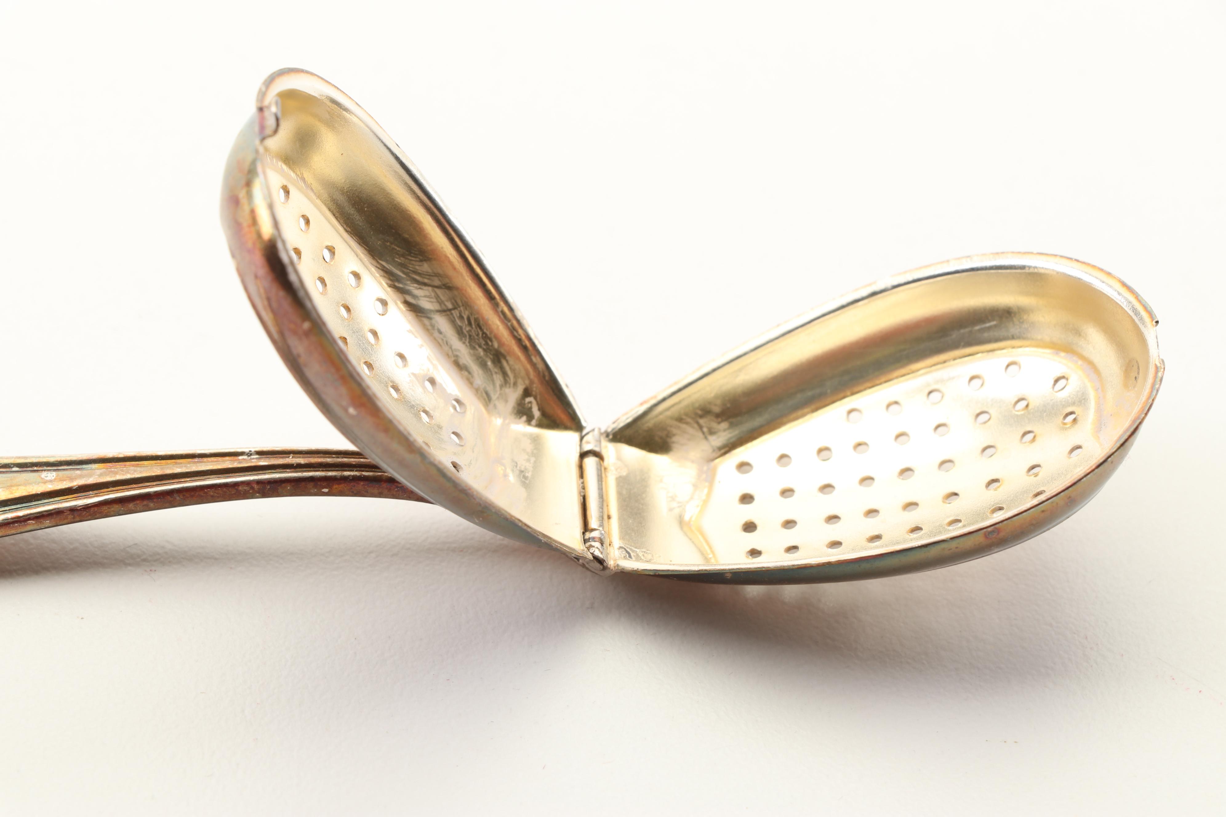 Silver Plate and Sterling Tea Infusers with Alpacca Silver Yerba Mate Straw