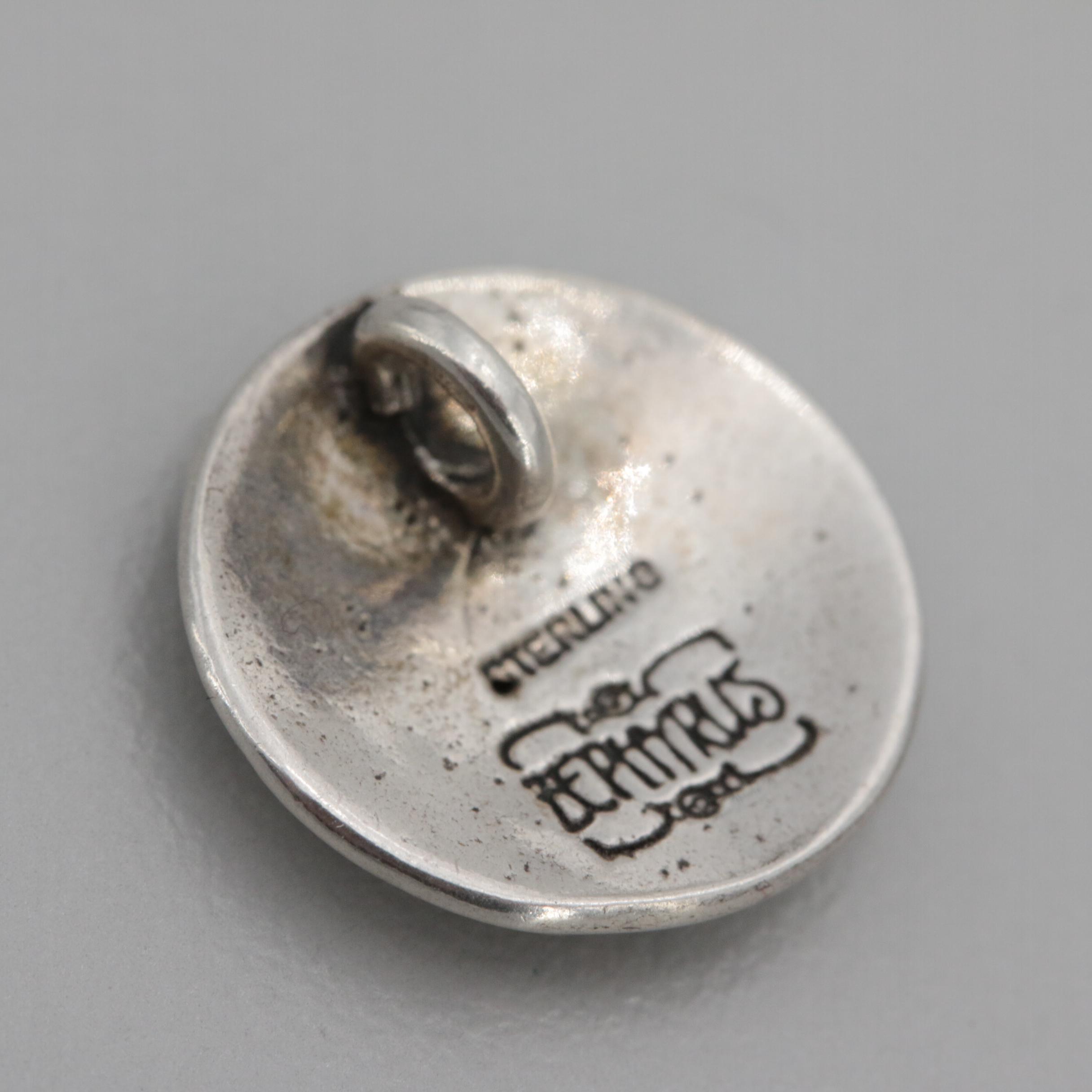 Circa 1953 Glasgow, Scotland Robert Allison Sterling Silver Pendant and Brooch