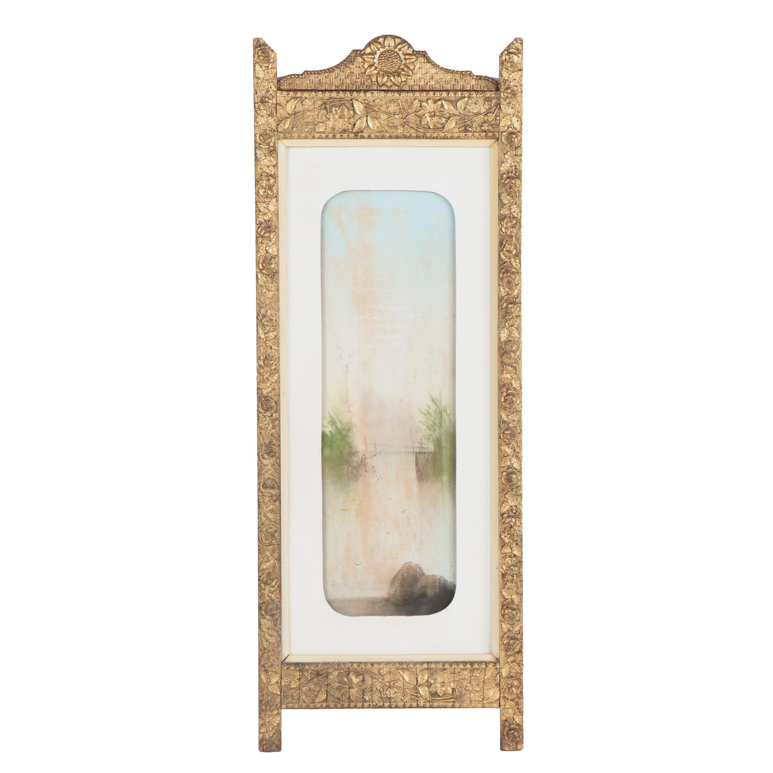 Chalk Pastel Landscape Drawing