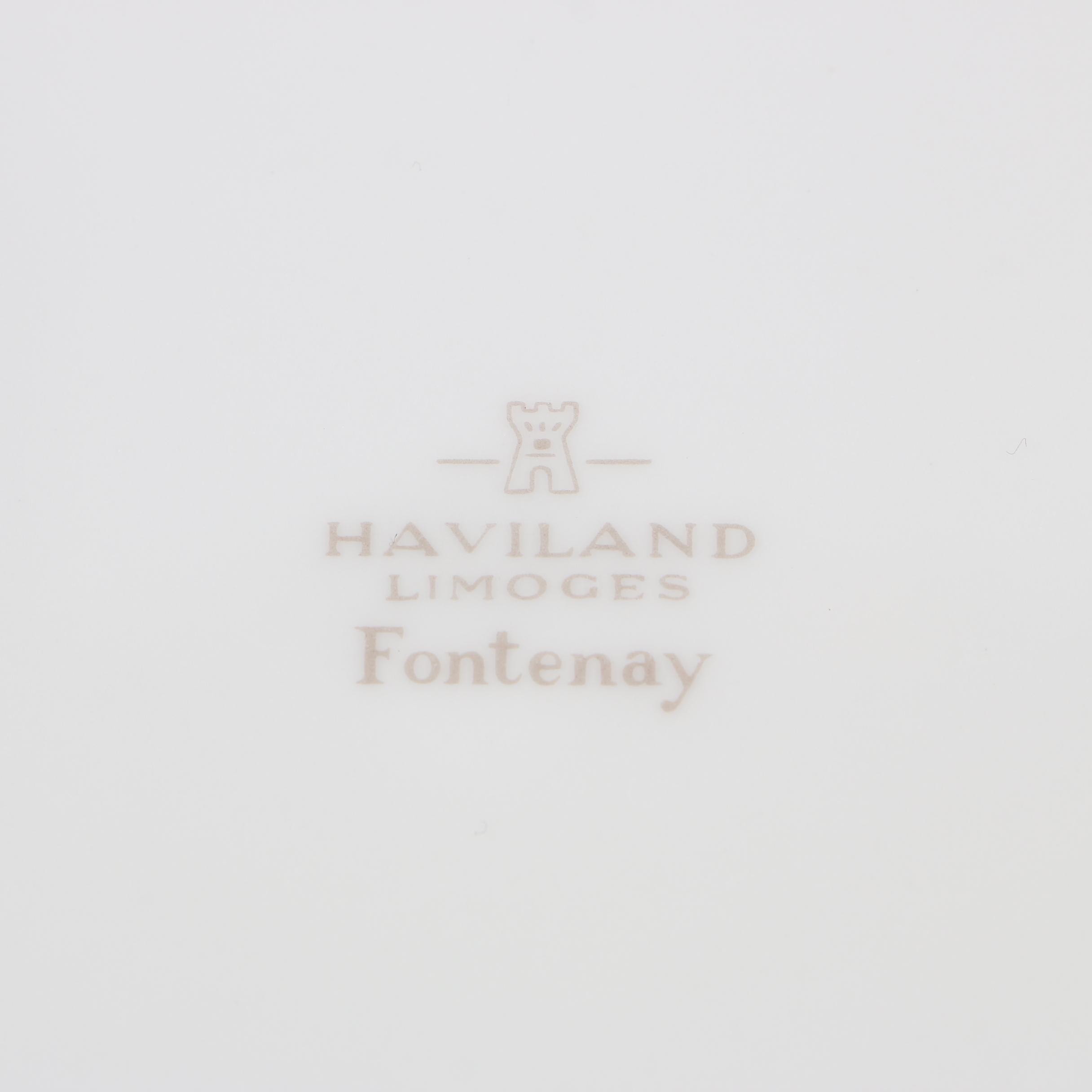 Haviland "Fontenay" Porcelain Dinnerware, Early 1970s