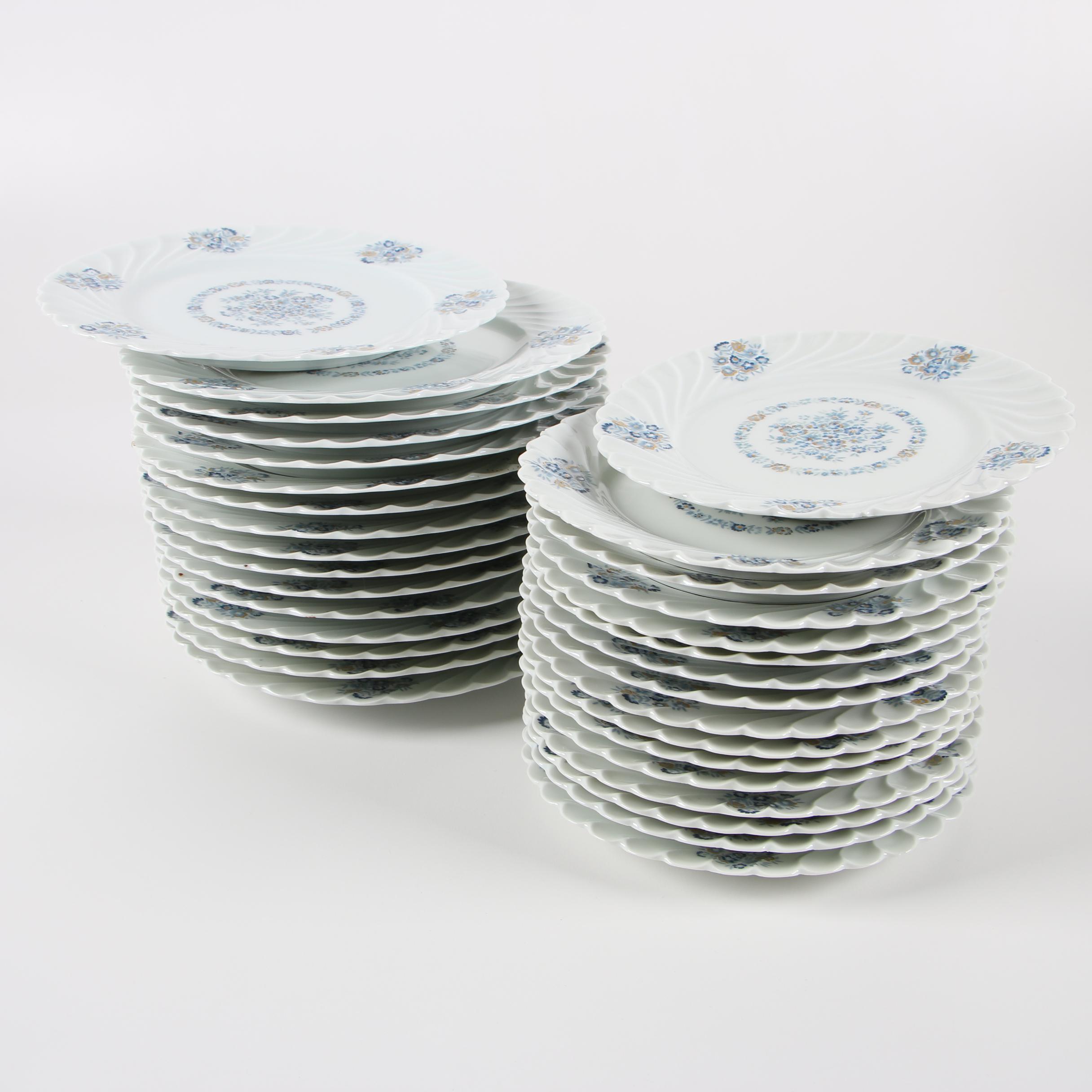 Haviland "Fontenay" Porcelain Dinnerware, Early 1970s