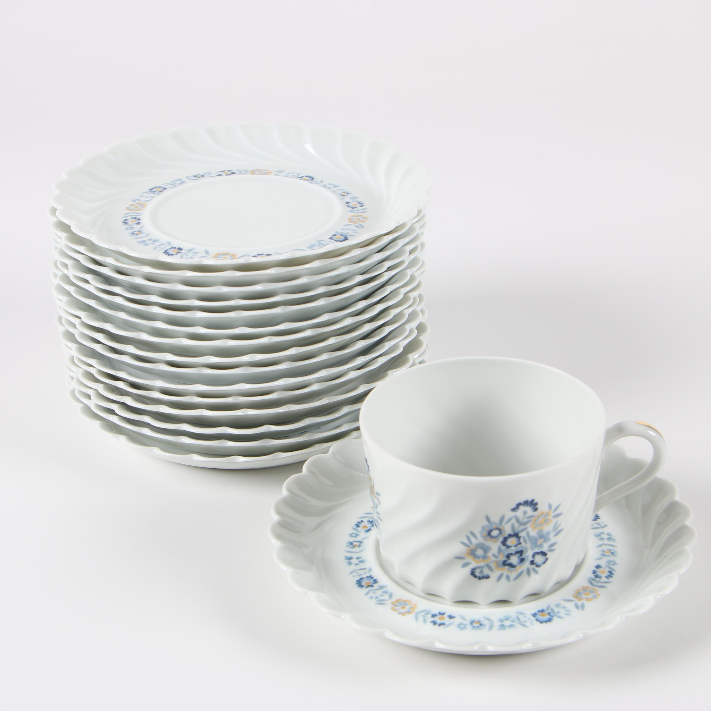 Haviland "Fontenay" Porcelain Dinnerware, Early 1970s