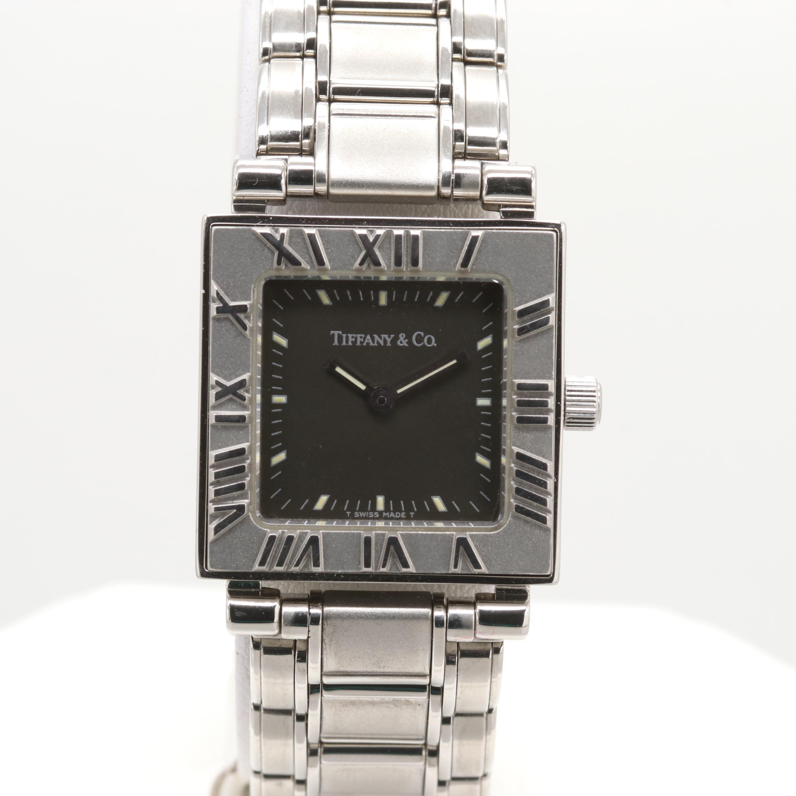 Tiffany & Co. Atlas Stainless Steel Quartz Watch