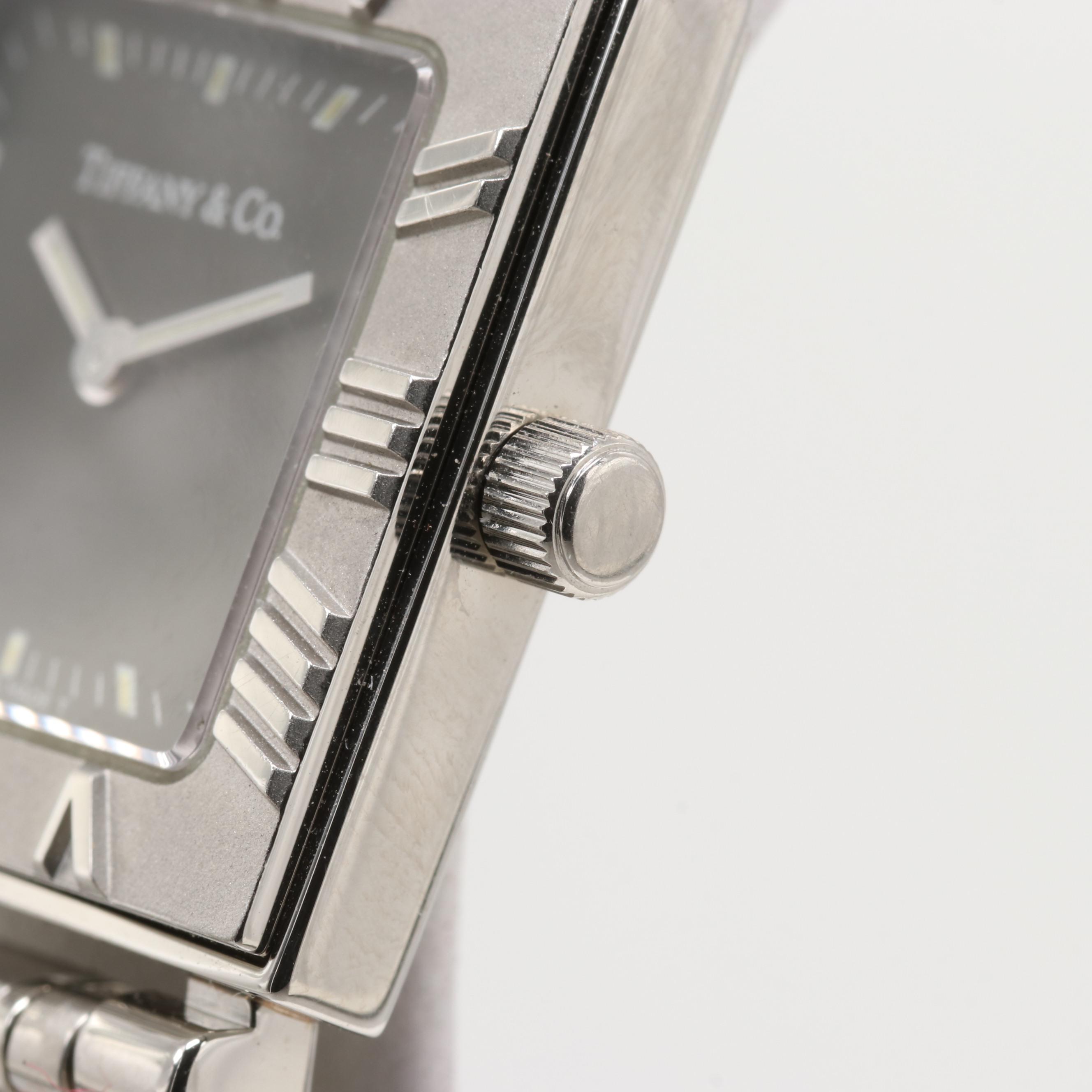 Tiffany & Co. Atlas Stainless Steel Quartz Watch