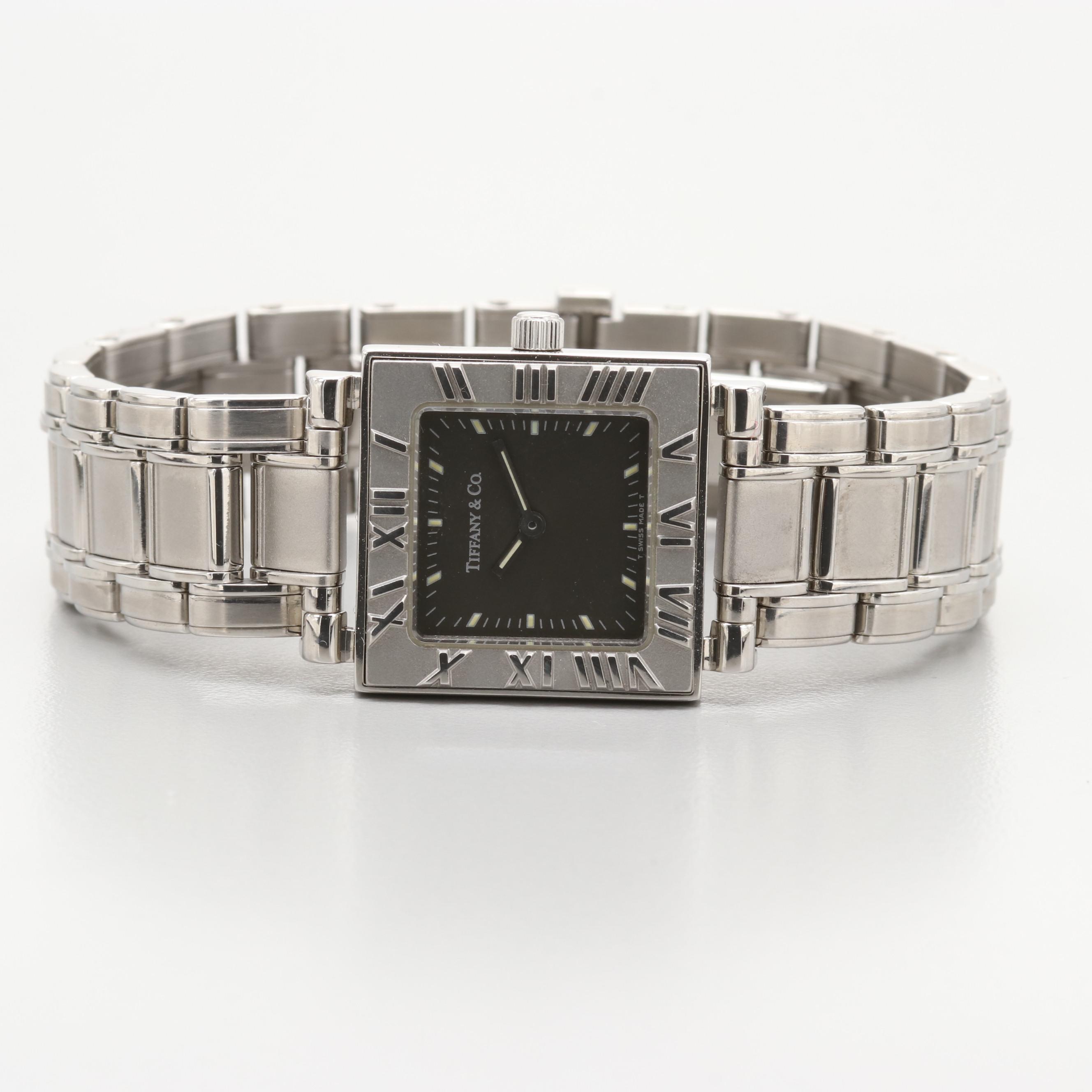 Tiffany & Co. Atlas Stainless Steel Quartz Watch