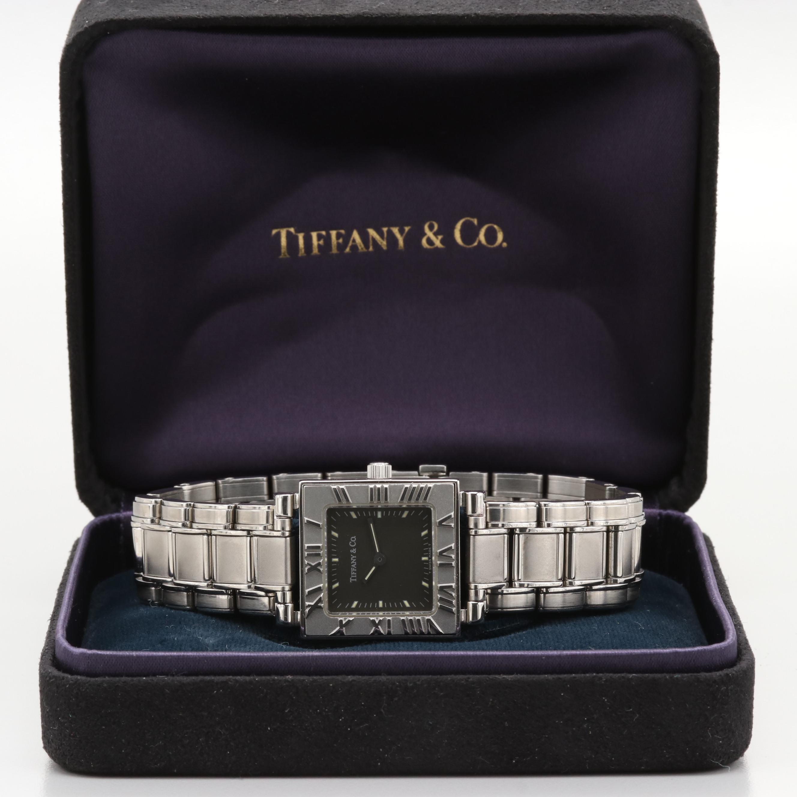 Tiffany & Co. Atlas Stainless Steel Quartz Watch