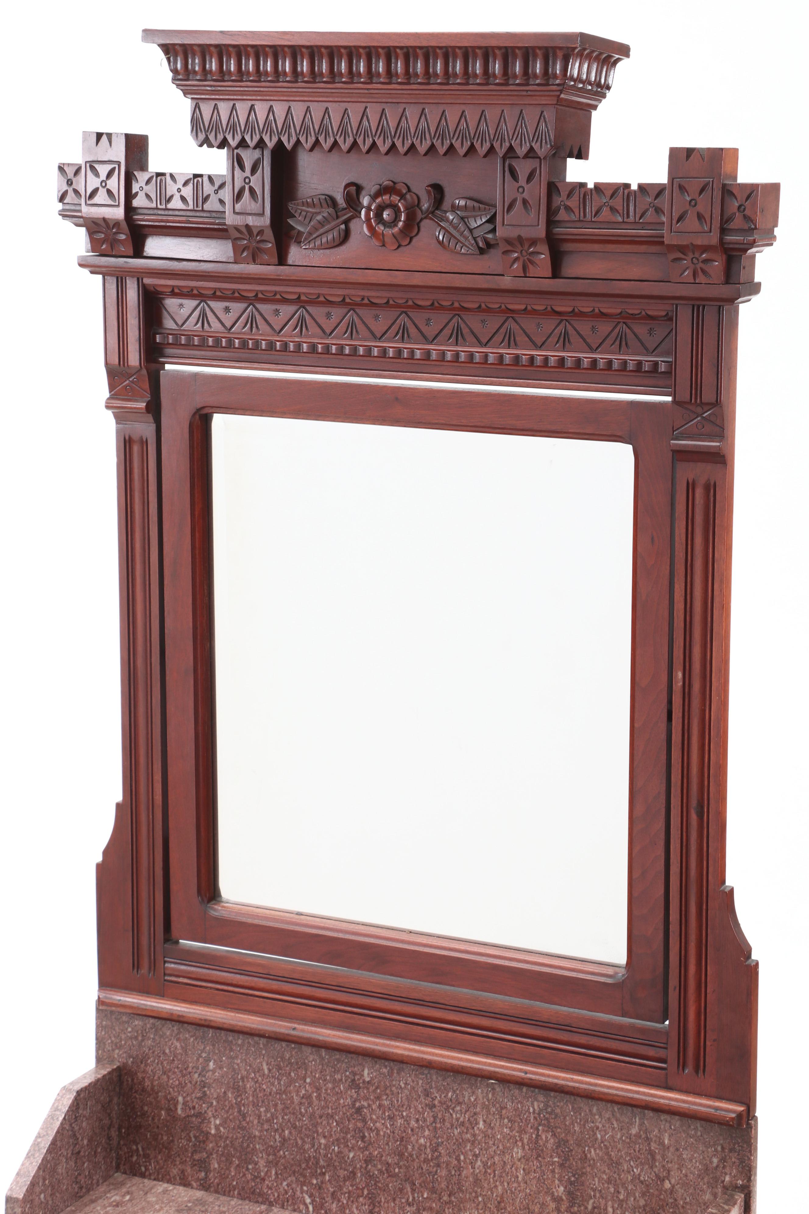 Eastlake Washstand with Mirror
