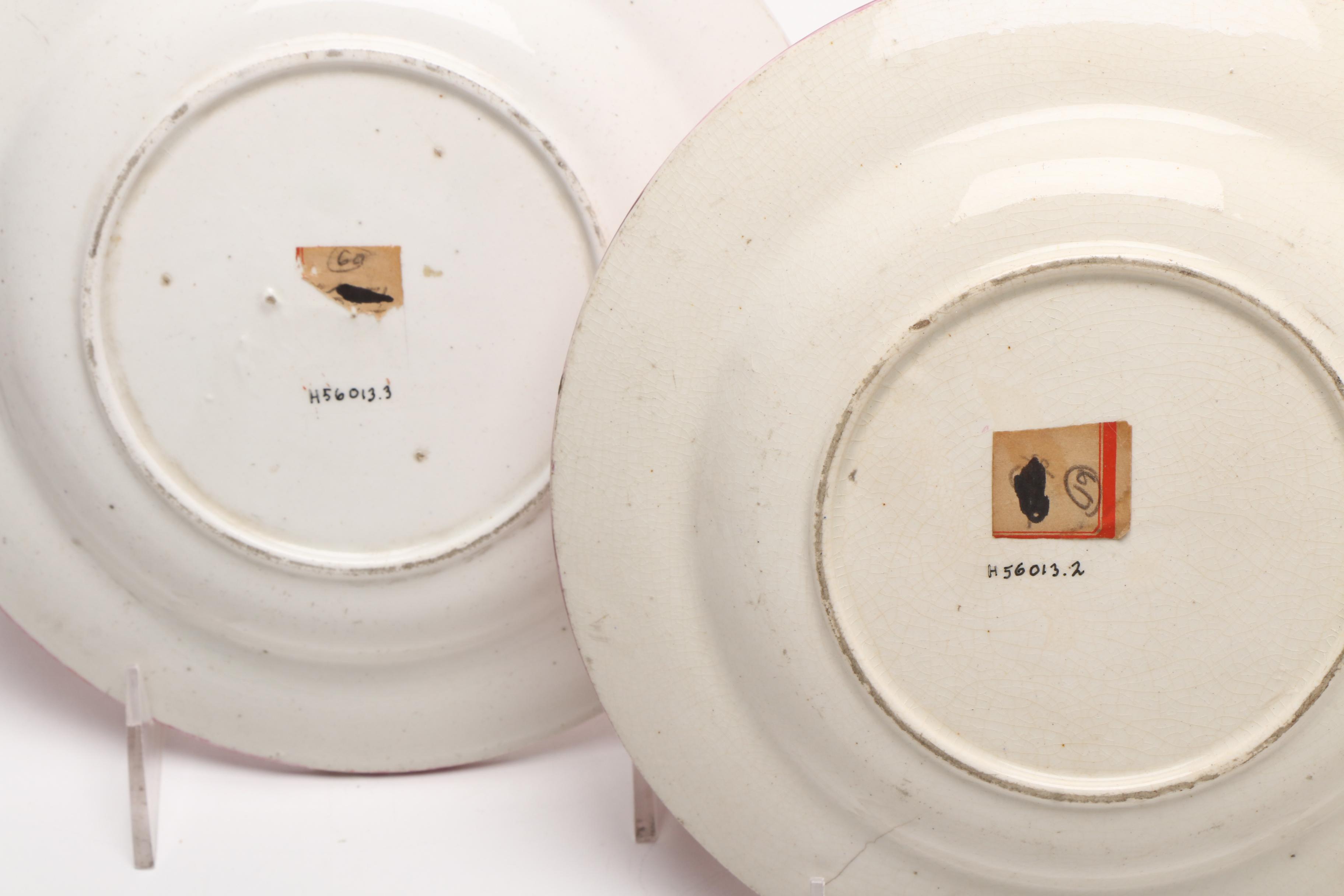 English Porcelain Lusterware Including Plates, Salt and Pepper Shakers and More