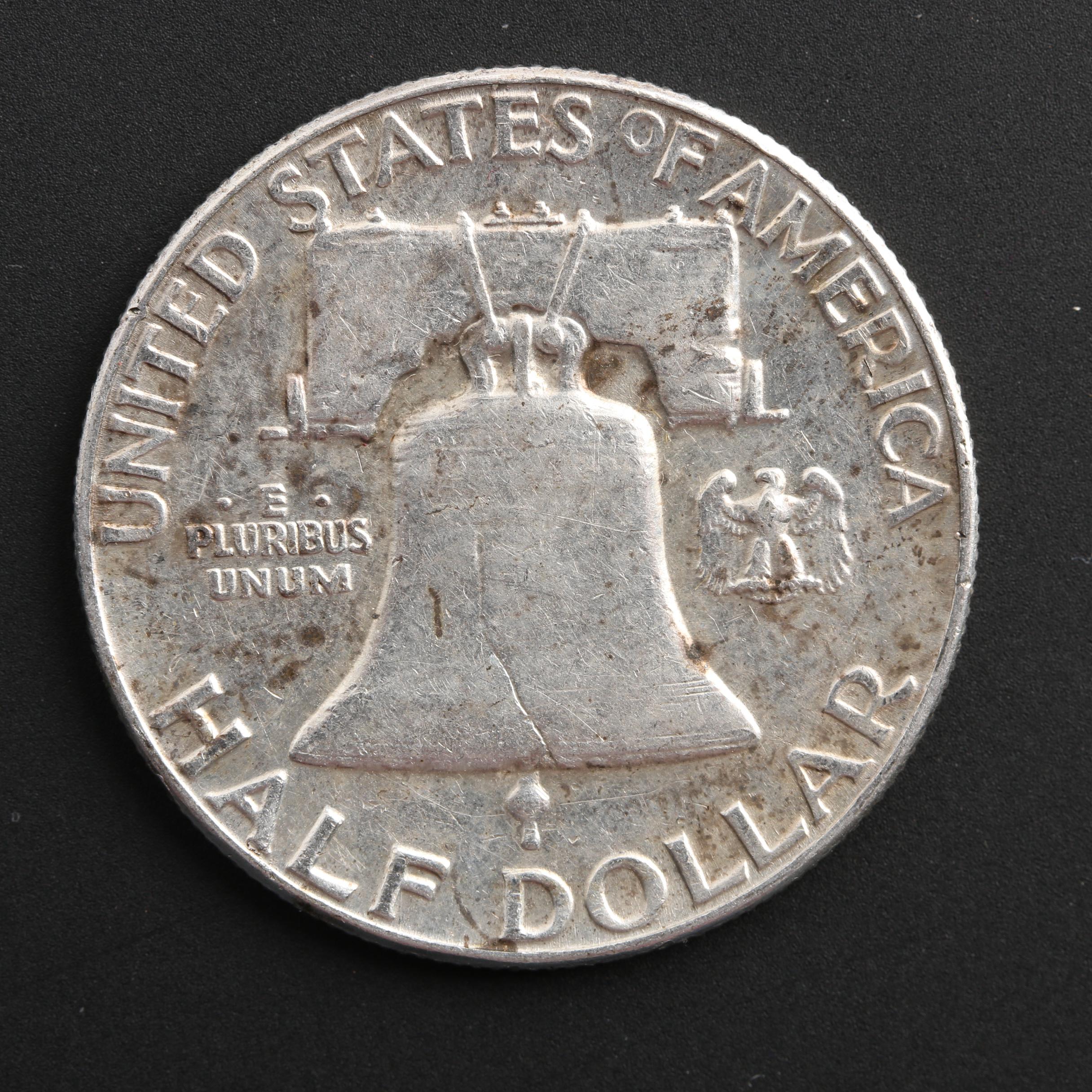 Group of Thirty Franklin Silver Half Dollars