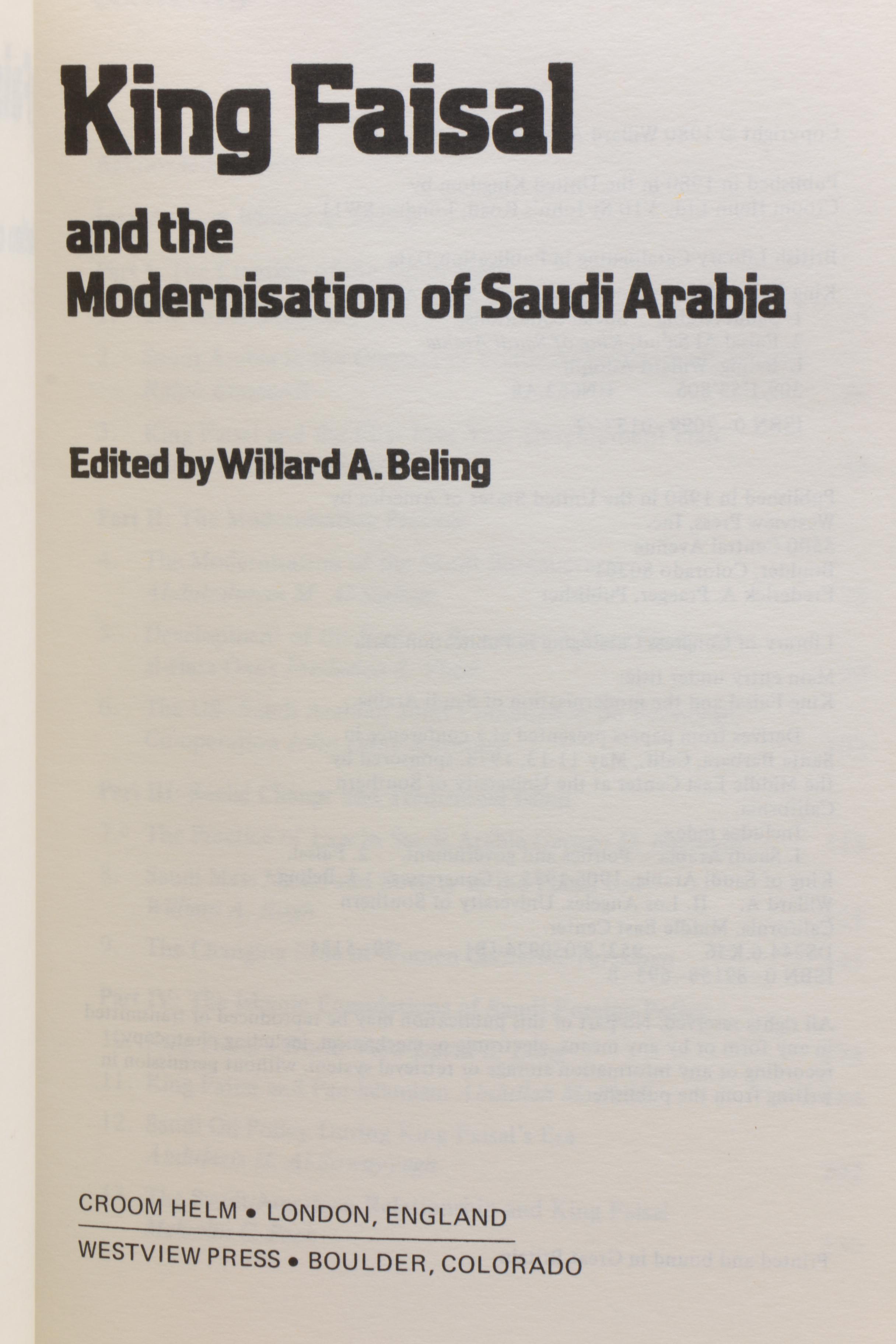 History Books on King Faisal and Saudi Arabia